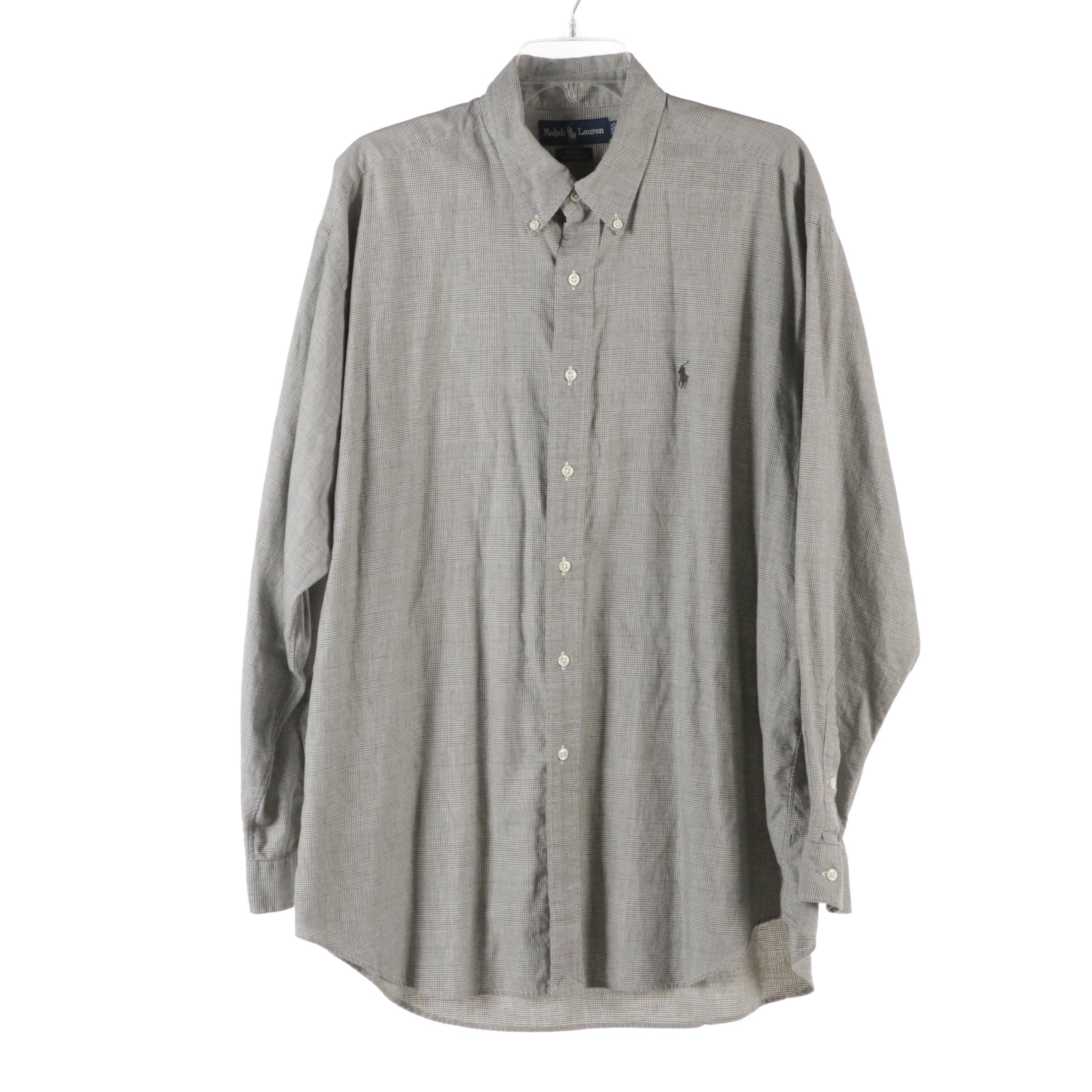 Men's Ralph Lauren and Perry Ellis Long Sleeve Button Down Shirts