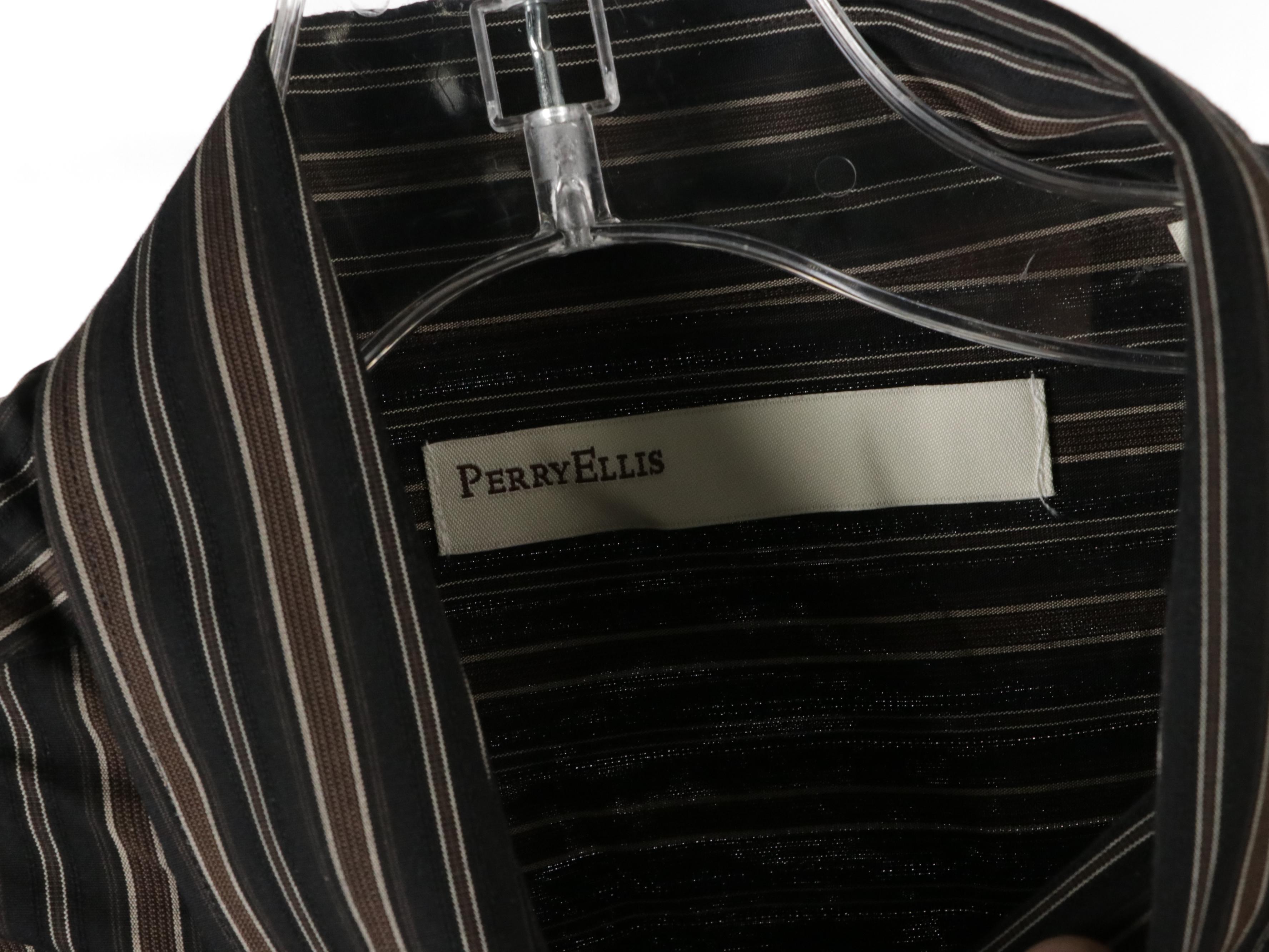 Men's Ralph Lauren and Perry Ellis Long Sleeve Button Down Shirts