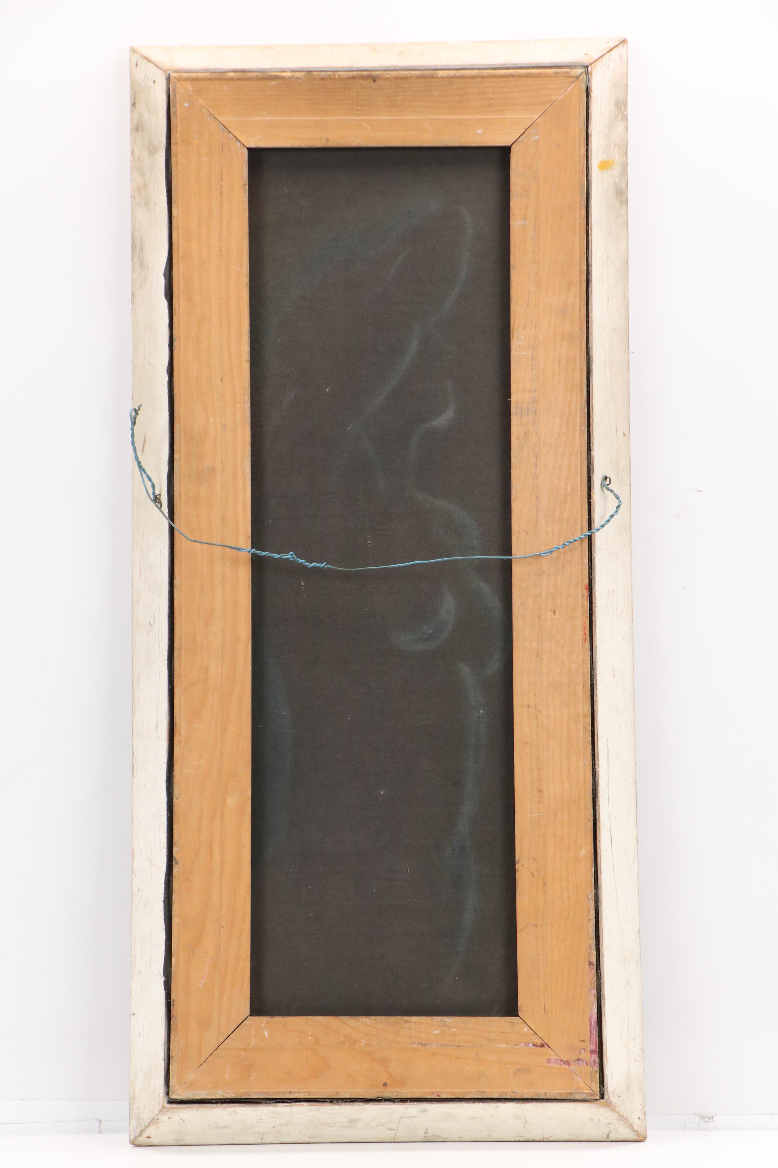 Ramon Gomez Black Velvet Painting of Female Nude, 20th Century