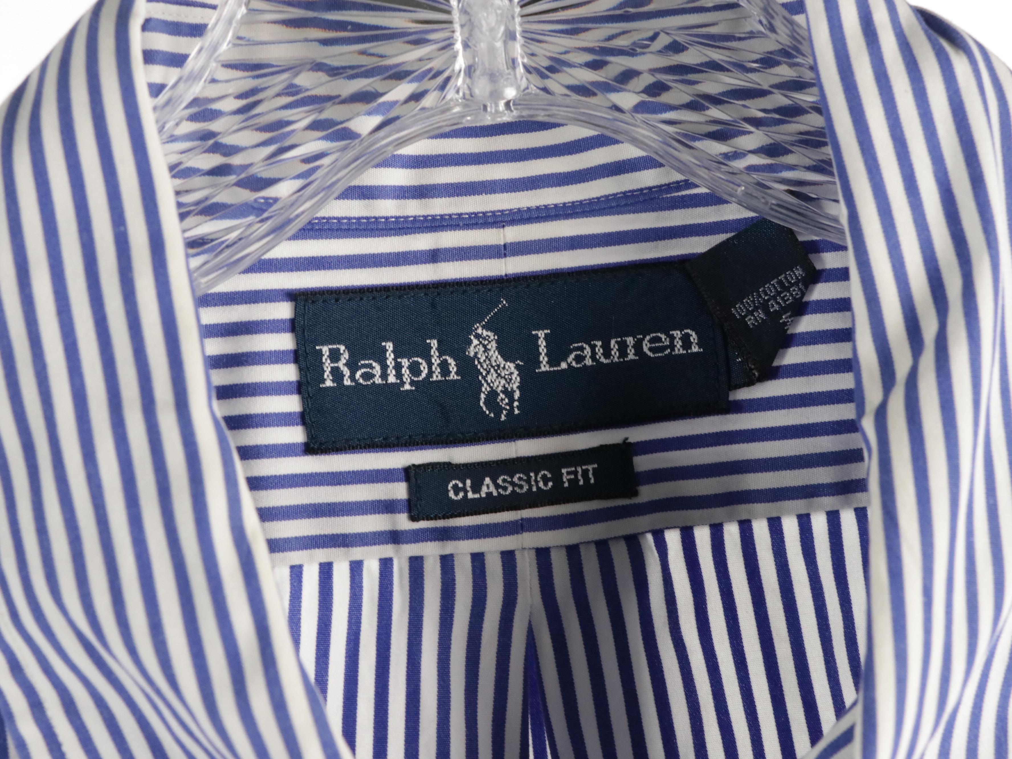 Men's Ralph Lauren and Perry Ellis Long Sleeve Button Down Shirts