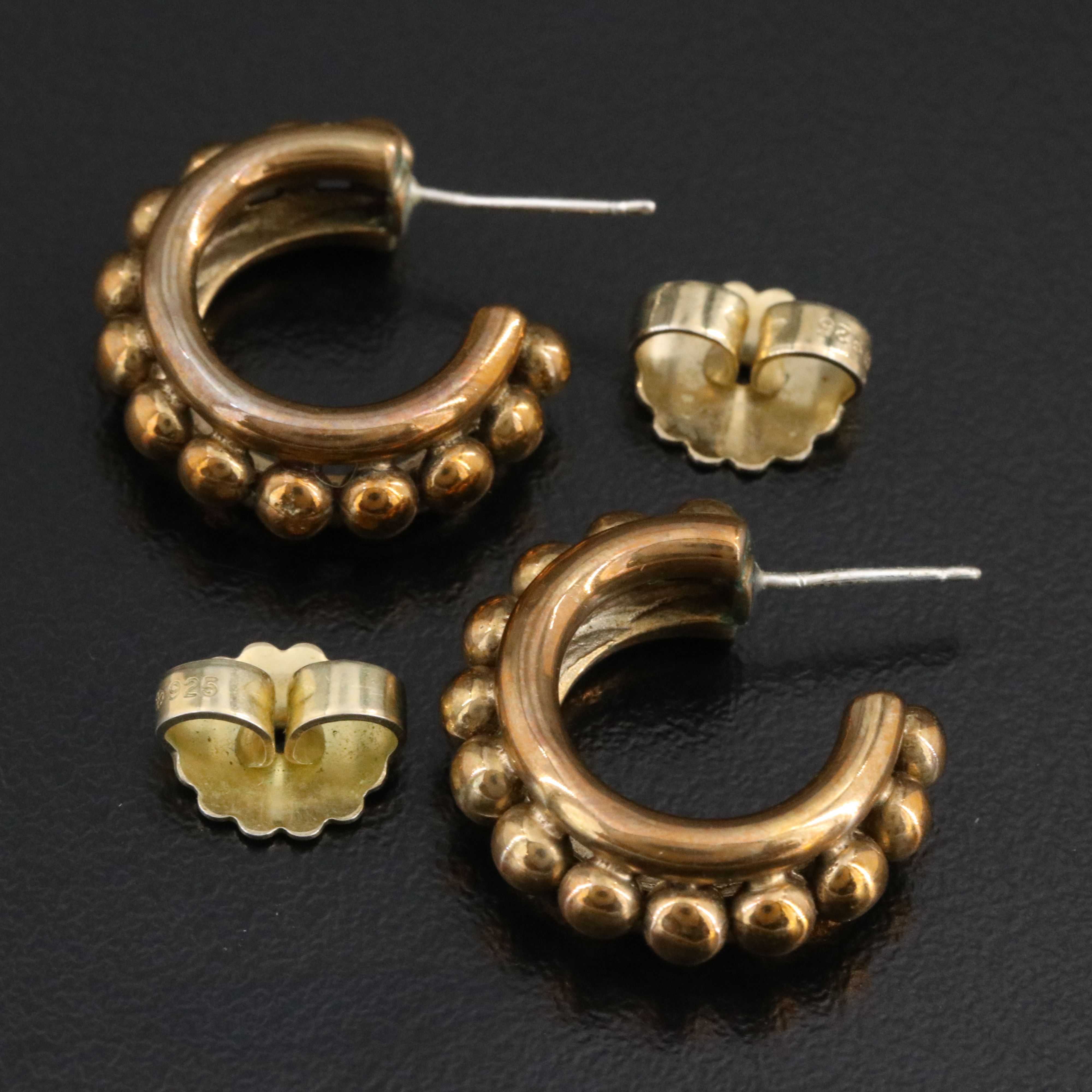 Stephen Dweck Sterling Hoop Earrings
