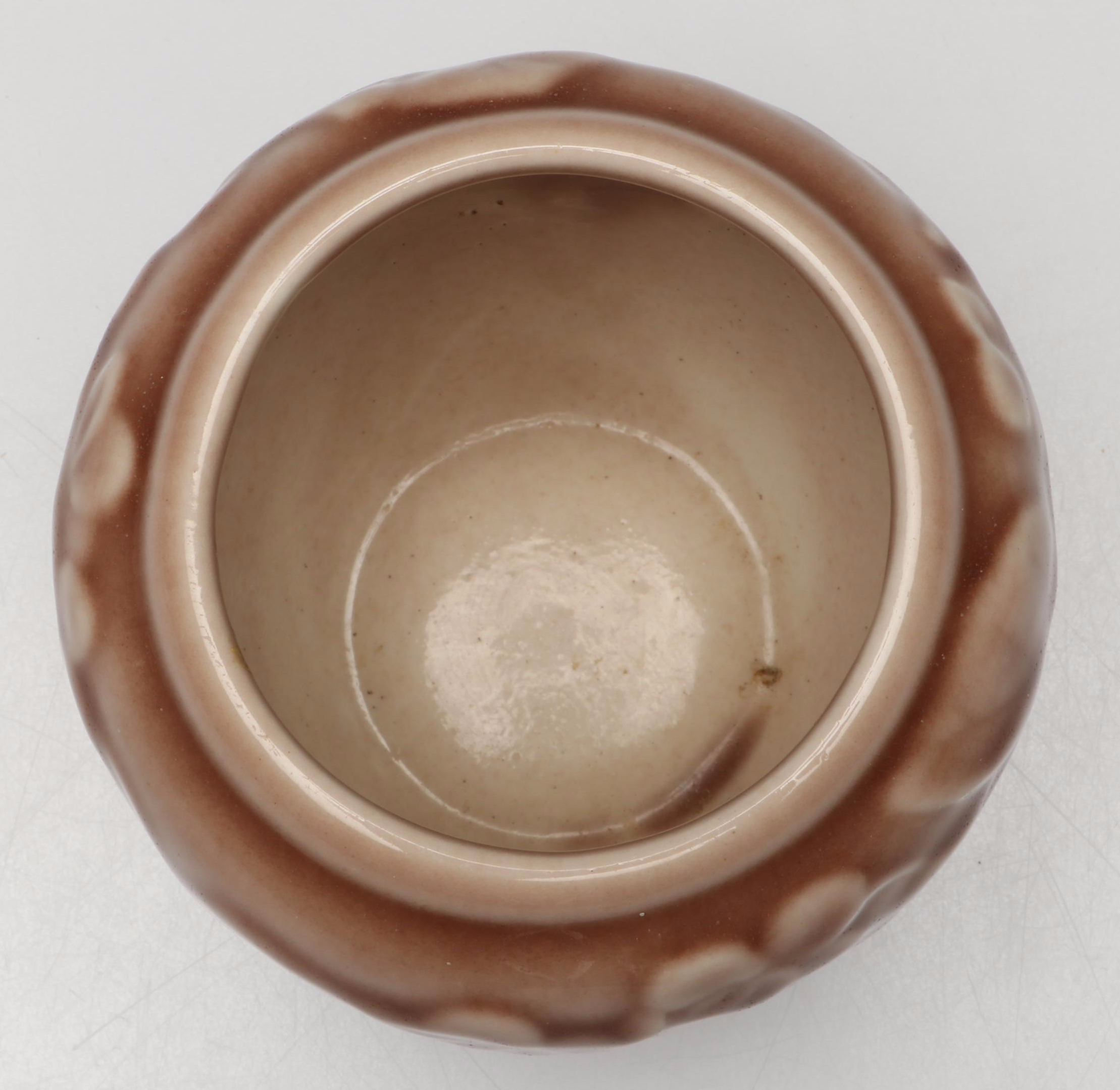 Rookwood Pottery Matte Glaze Vase and Acorn Plate, 1945 & 1951