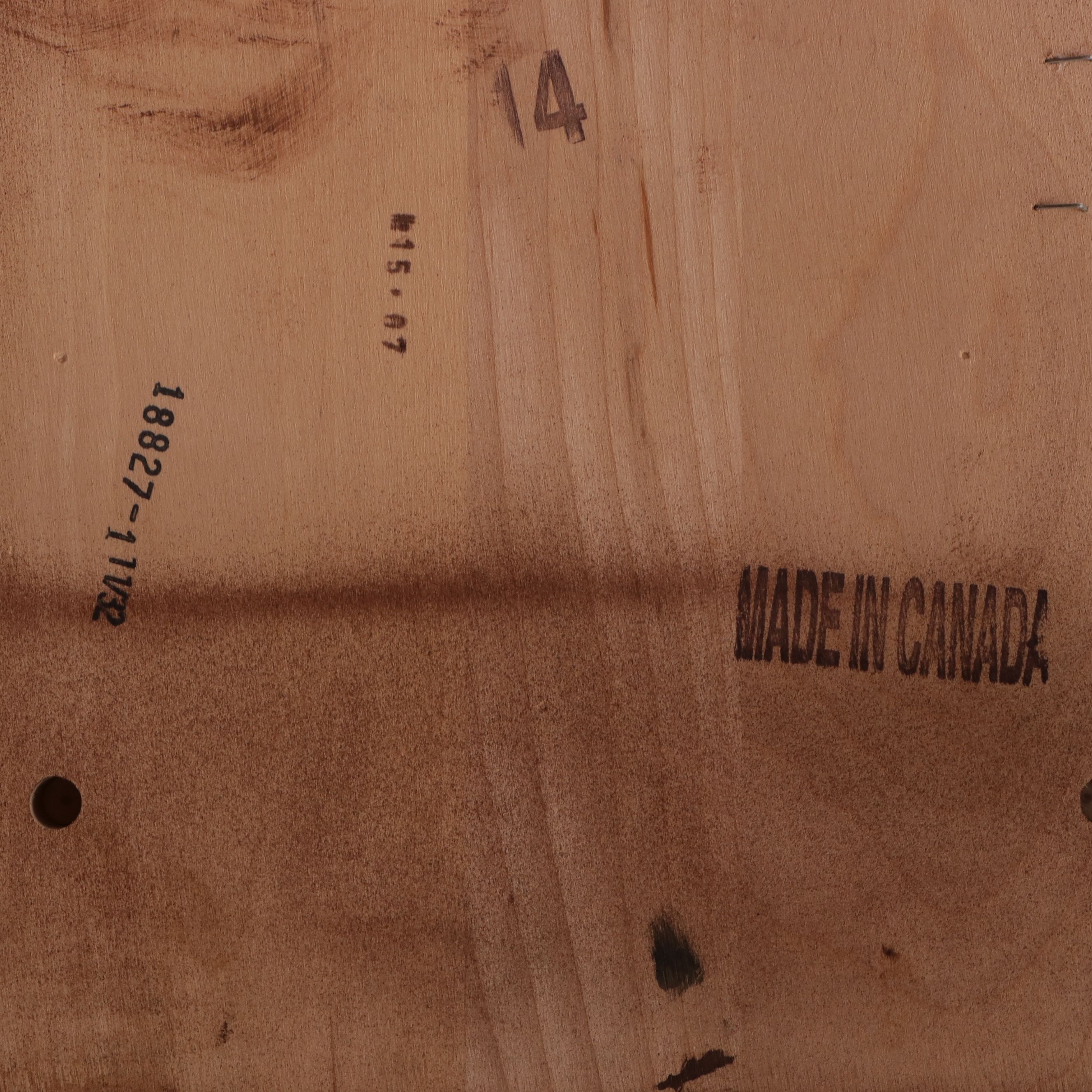 Seven-Piece Primitive Dining Set with Painted Windsor Style Chairs