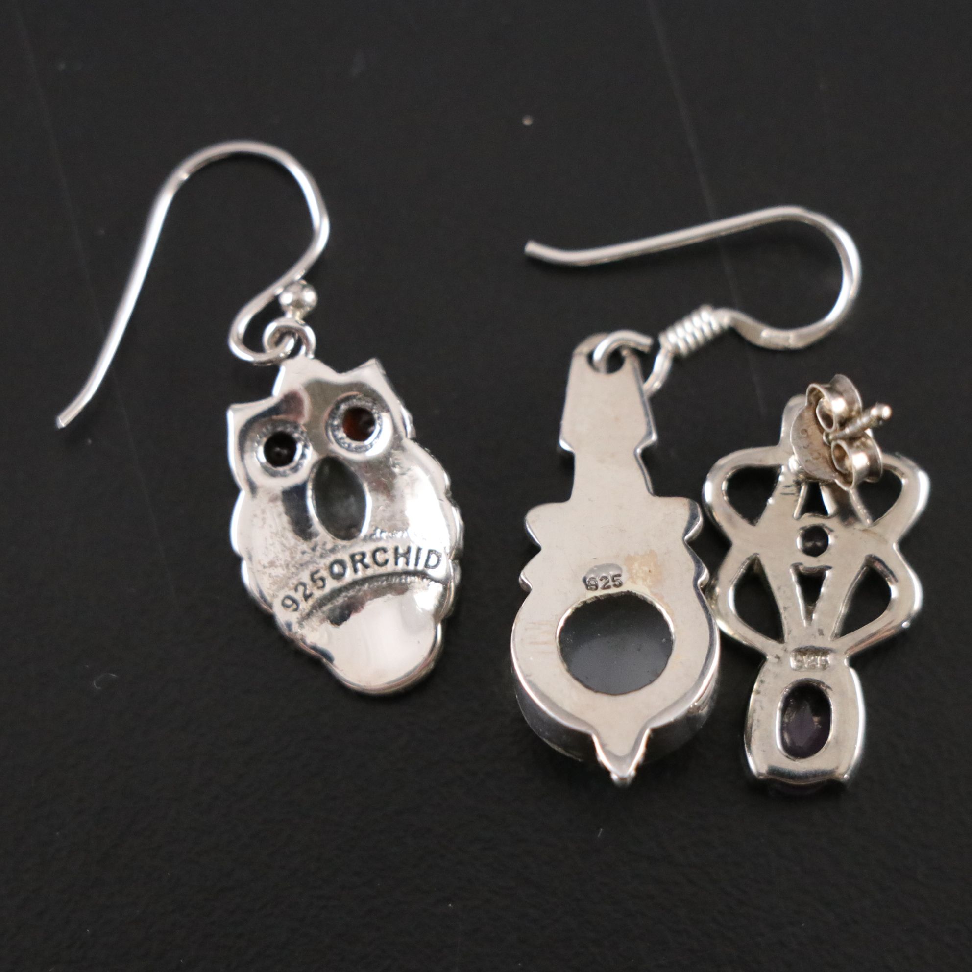 14 Assorted Sterling Silver Rings, Necklaces and Earrings