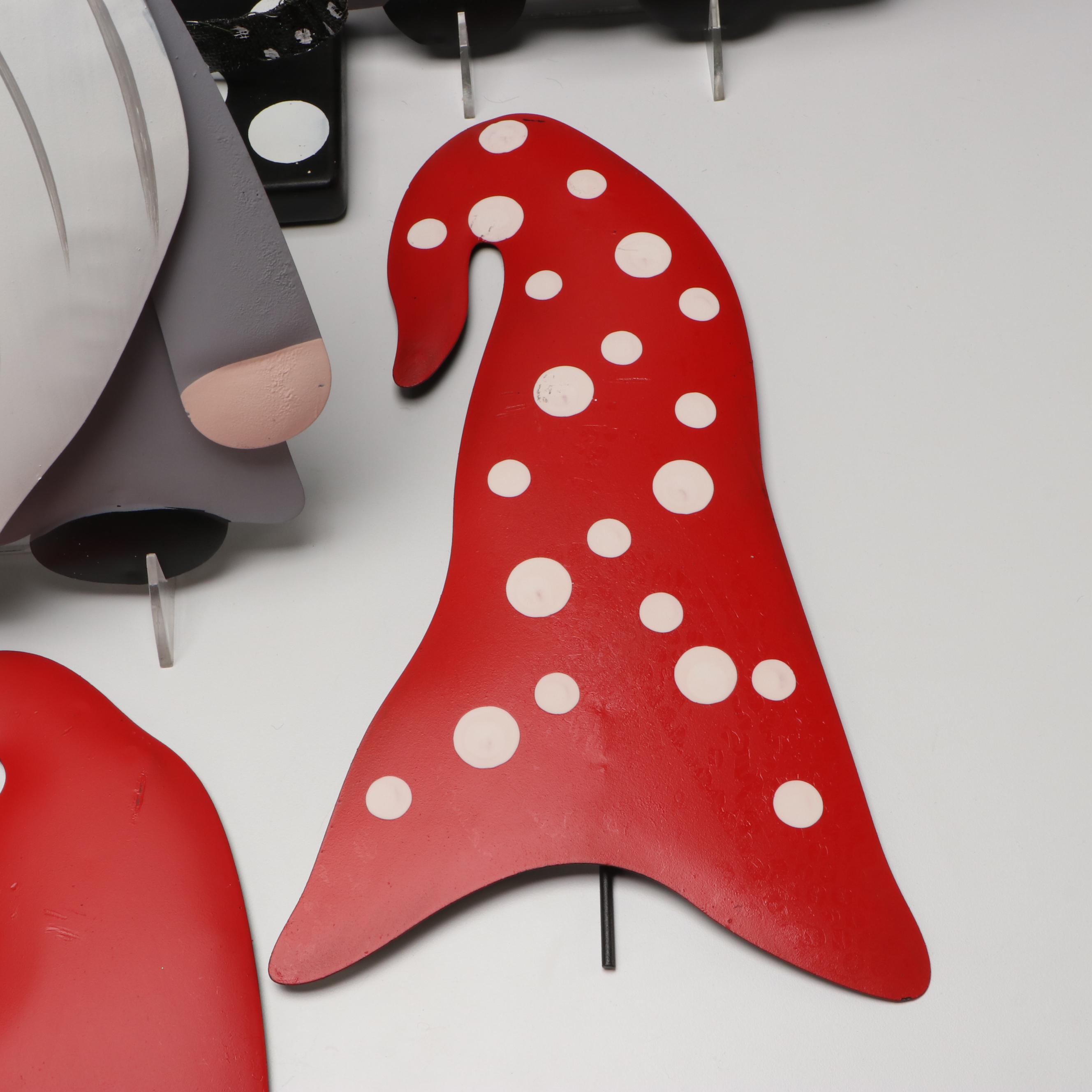 Glitzhome Metal Gnomes and Silvestri Whimsical Snowman