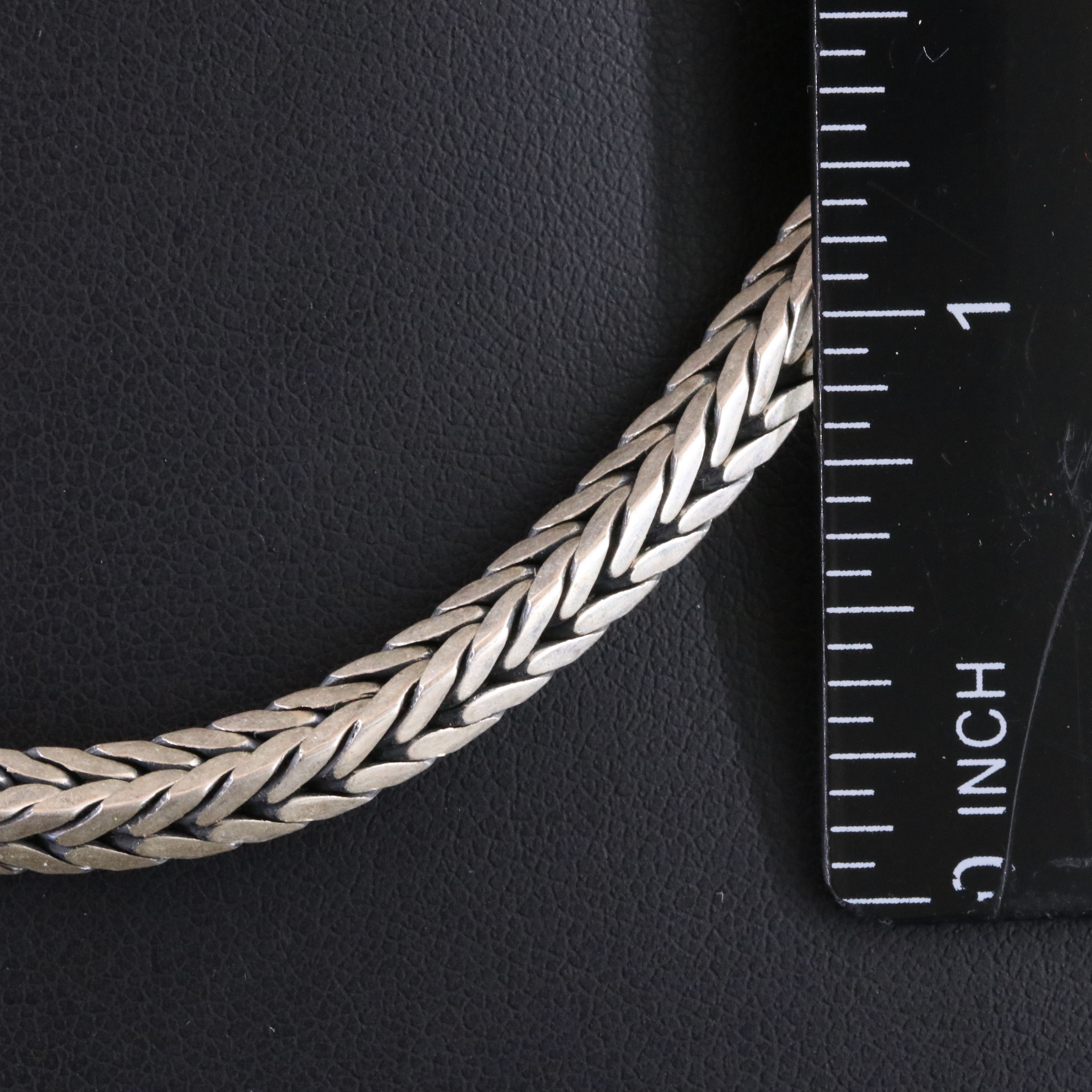 Sterling Foxtail Chain Necklace