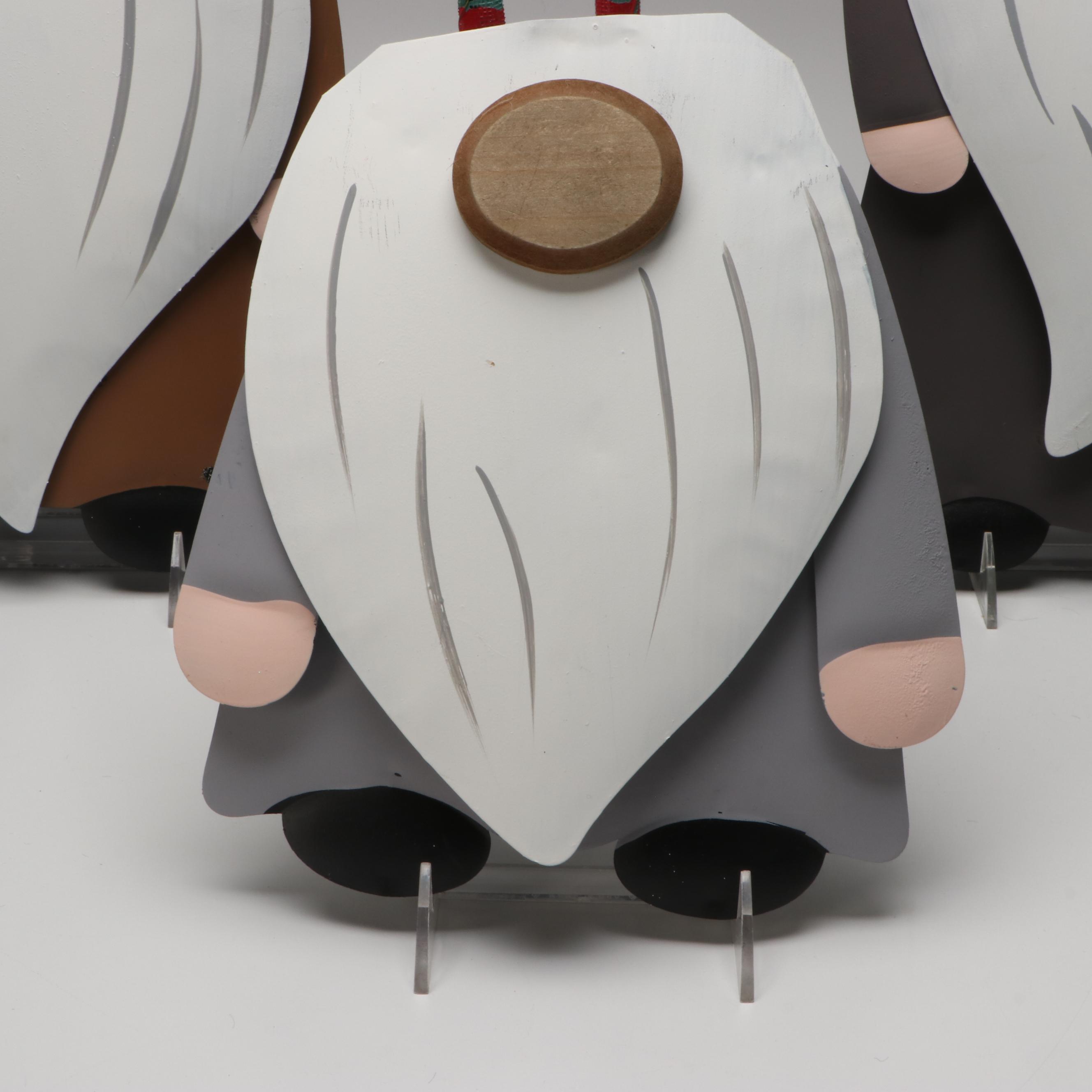 Glitzhome Metal Gnomes and Silvestri Whimsical Snowman