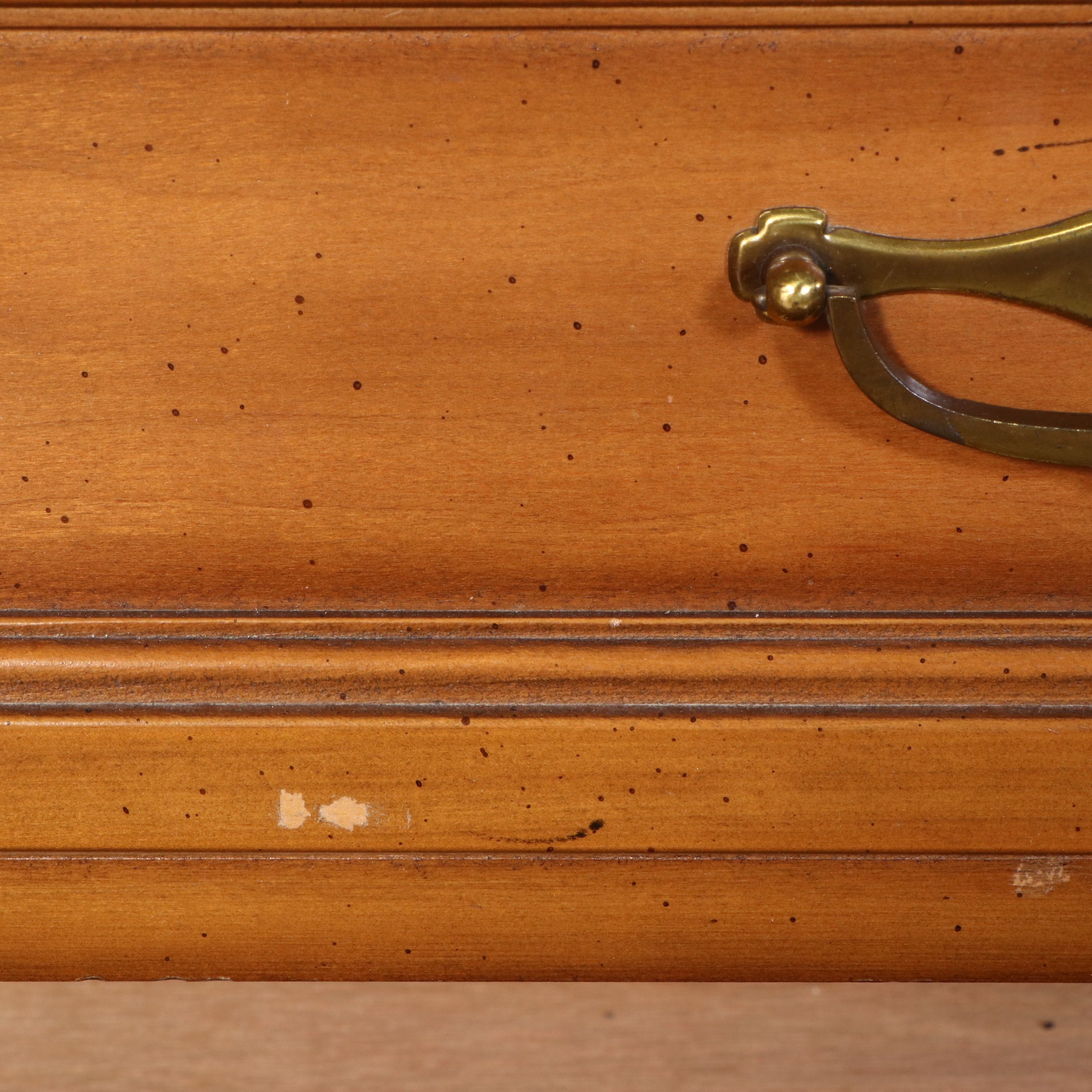 Mid Century Federal Style Walnut Finish Chest of Drawers, Mid to Late 20th C.