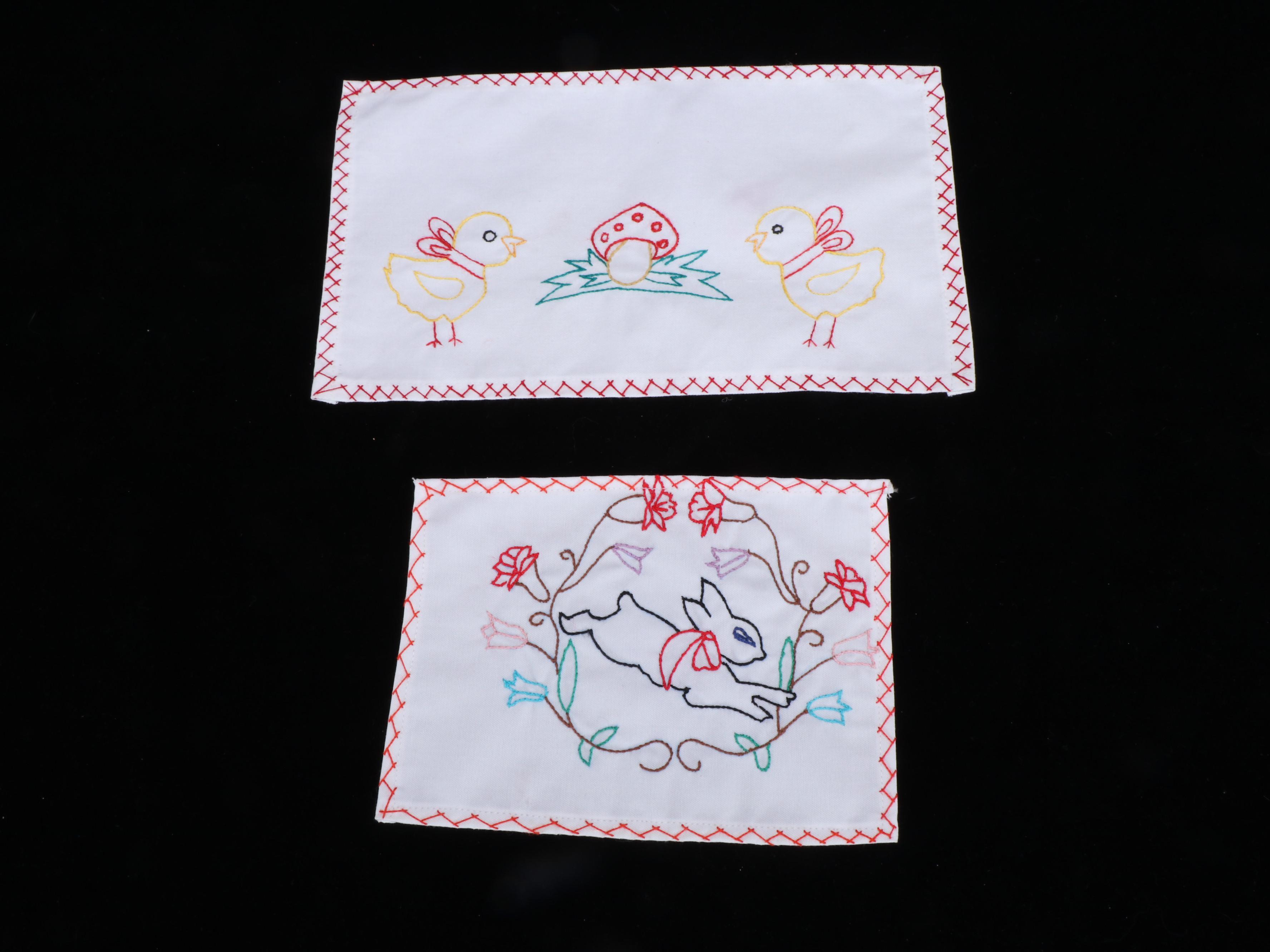 Vintage Embroidered and Other Table Linens