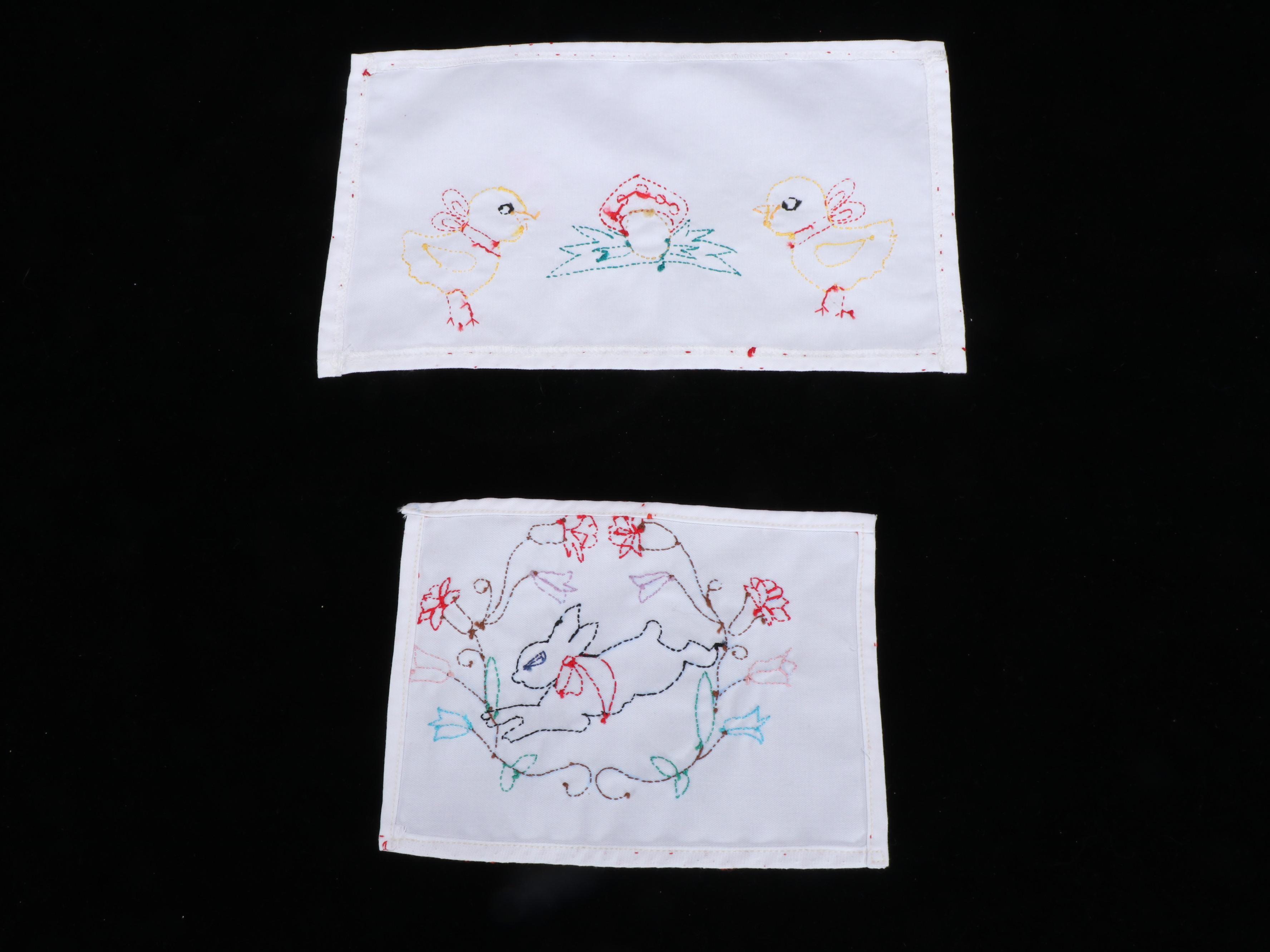 Vintage Embroidered and Other Table Linens