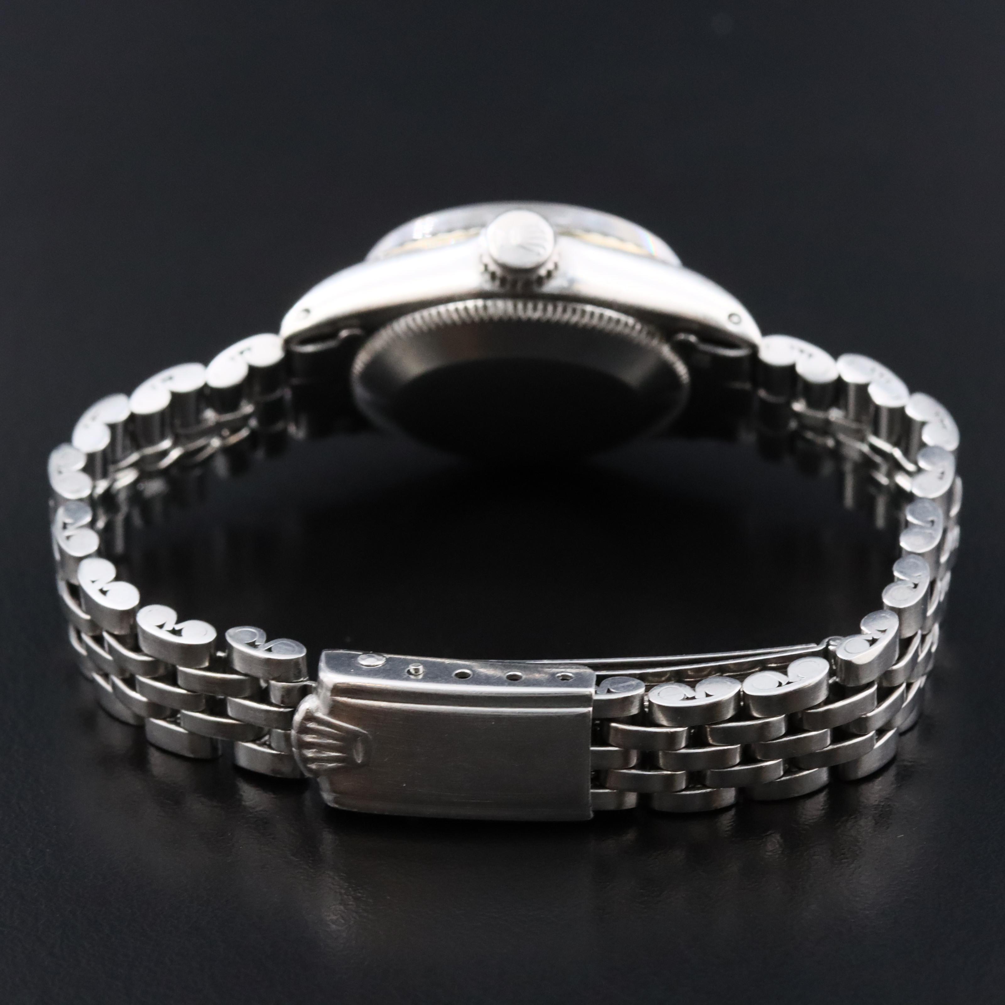 Rolex Datejust 6517 Custom Diamond Dial Watch c.1969