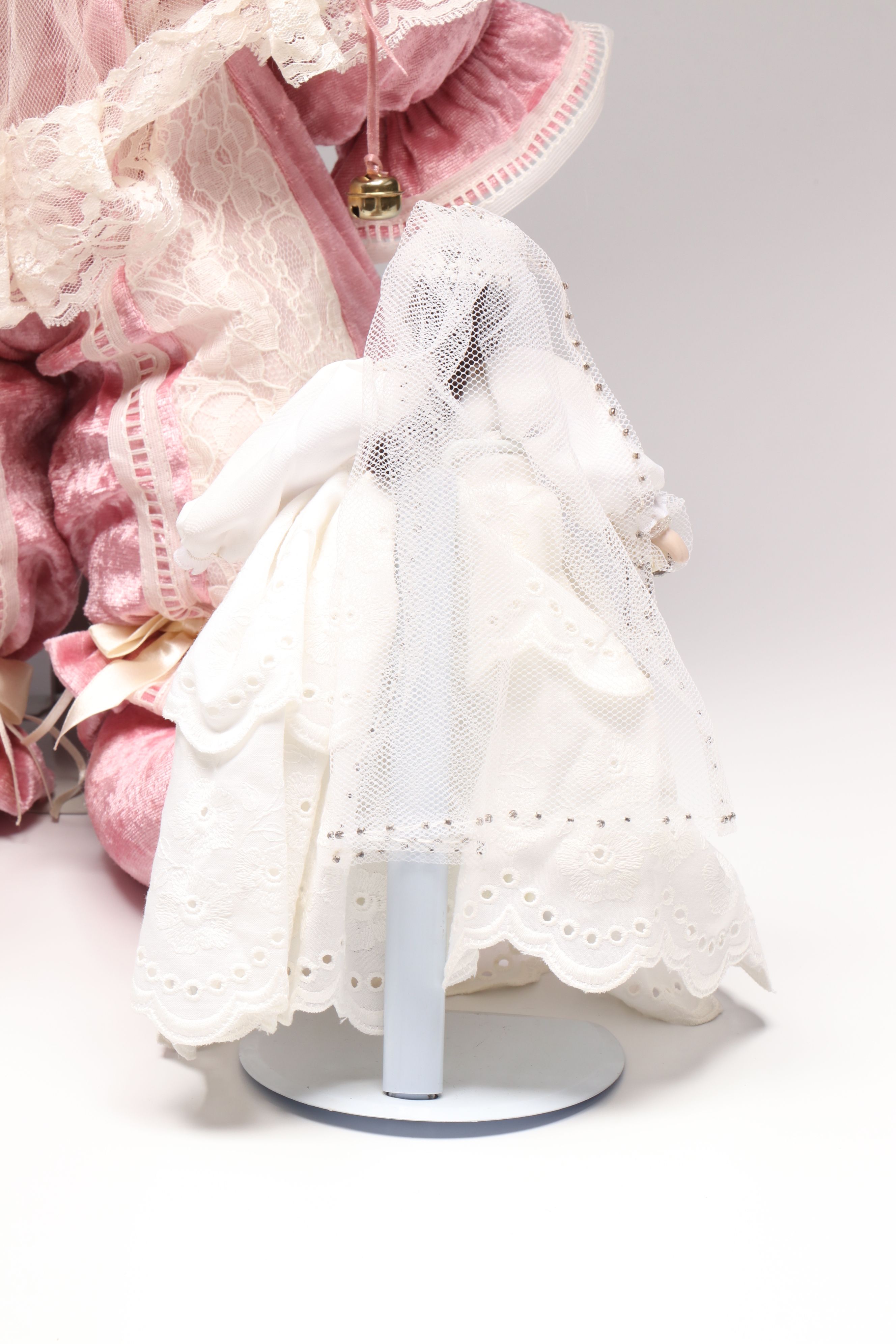 House of Lloyd "Dancing Pierrot Doll" with Other Jester and Bridal Dolls