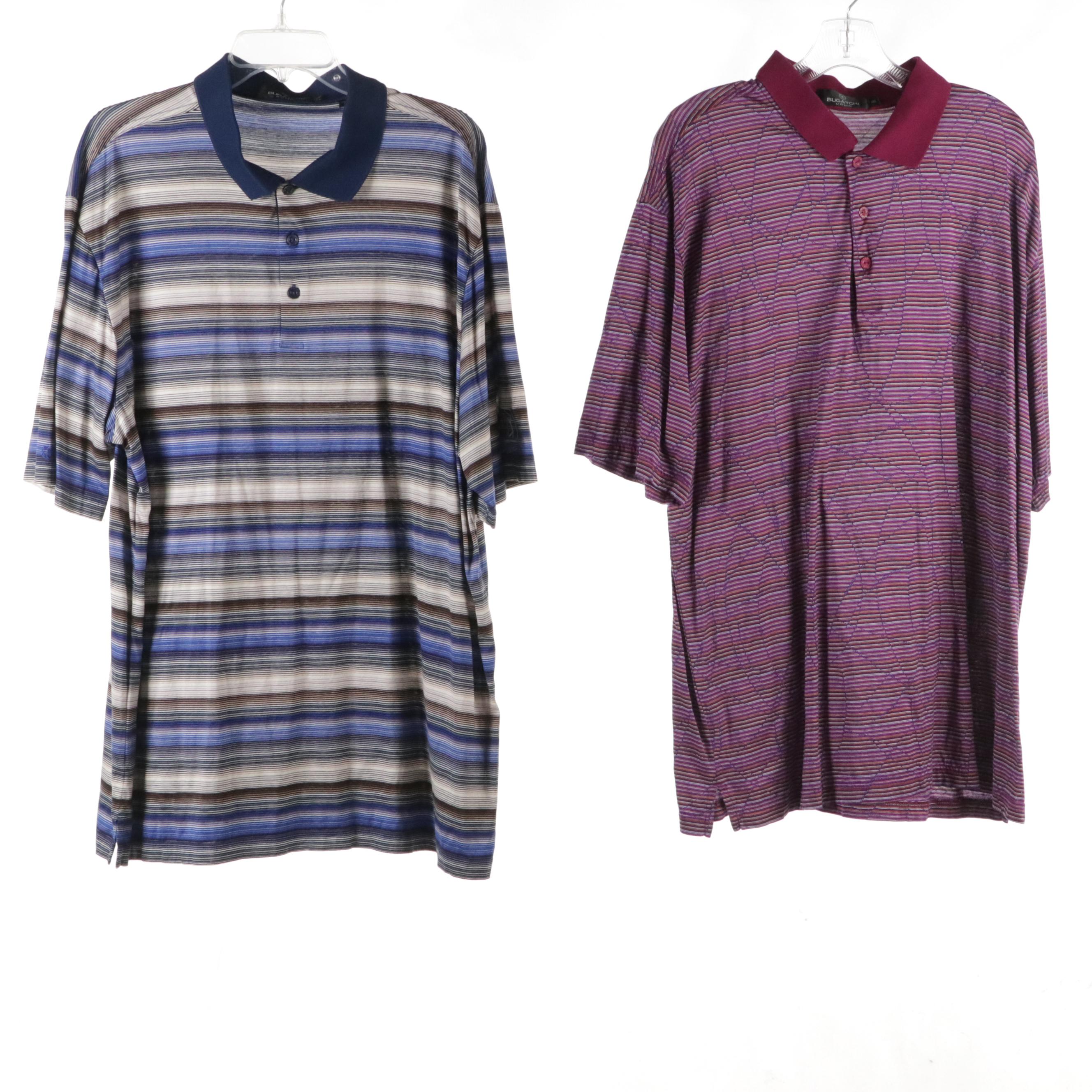 Men's Bugatchi Long Sleeve Button-Up Shirt and Polo Shirts