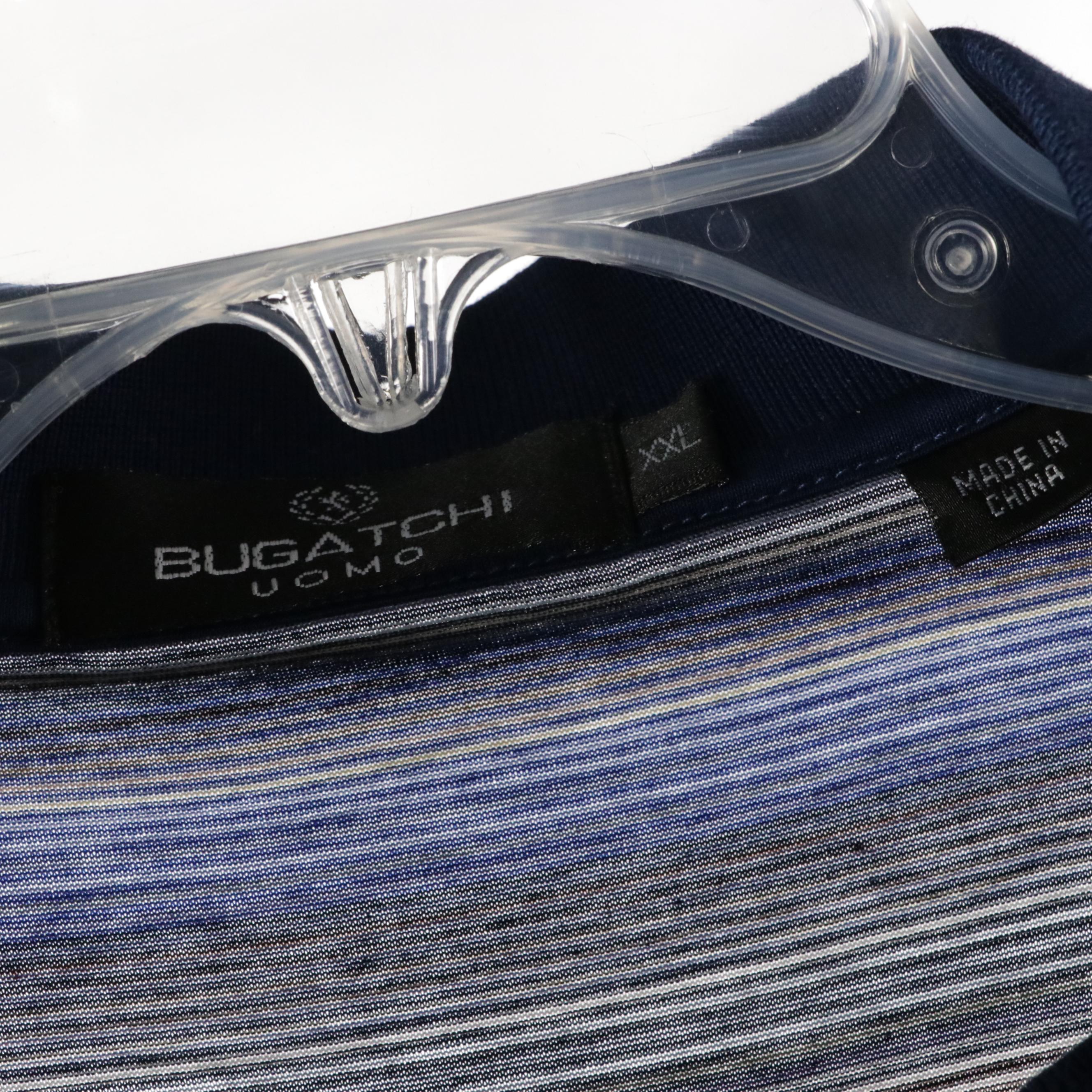 Men's Bugatchi Long Sleeve Button-Up Shirt and Polo Shirts