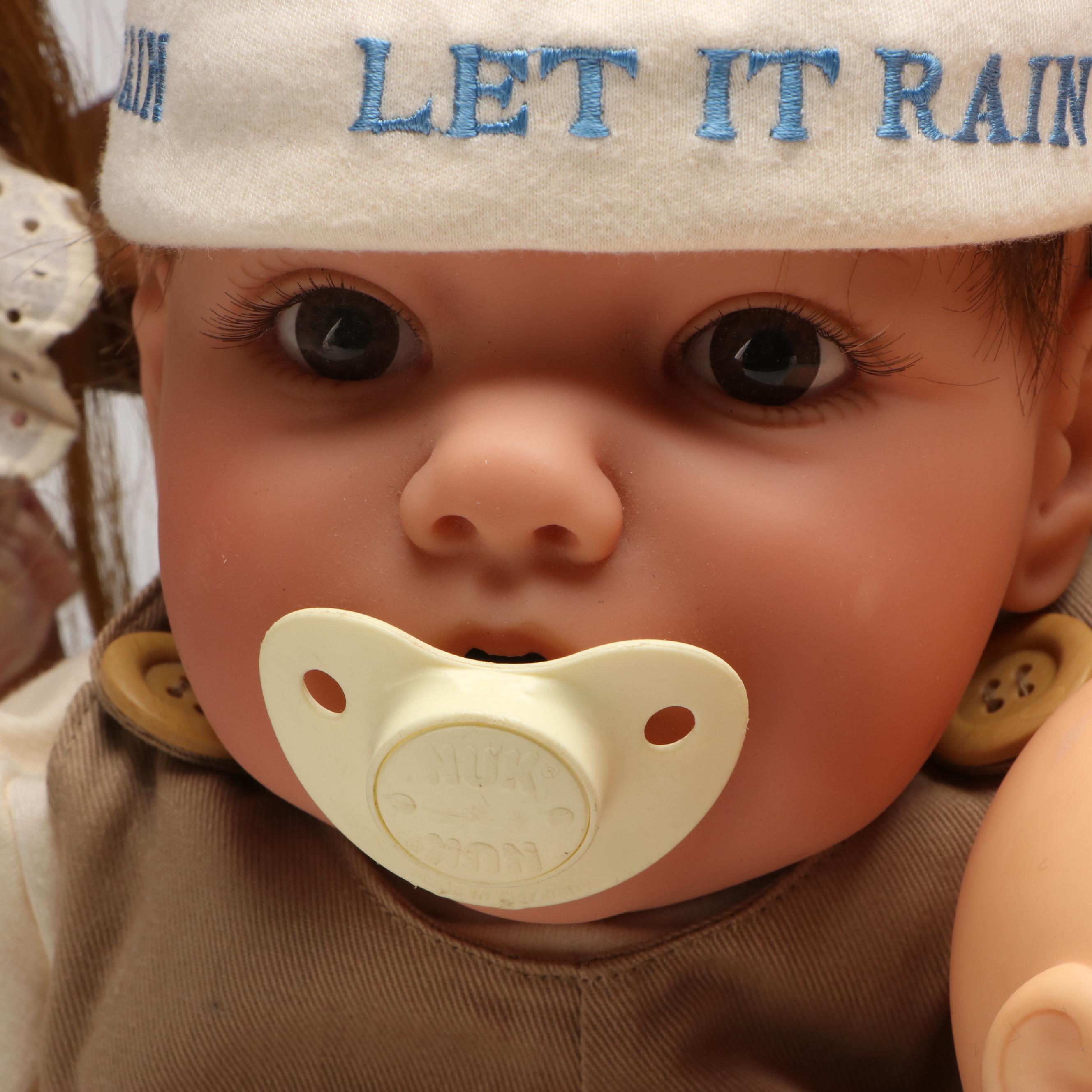 Cabbage Patch Kids, Lee Middleton with More Dolls and Cradle