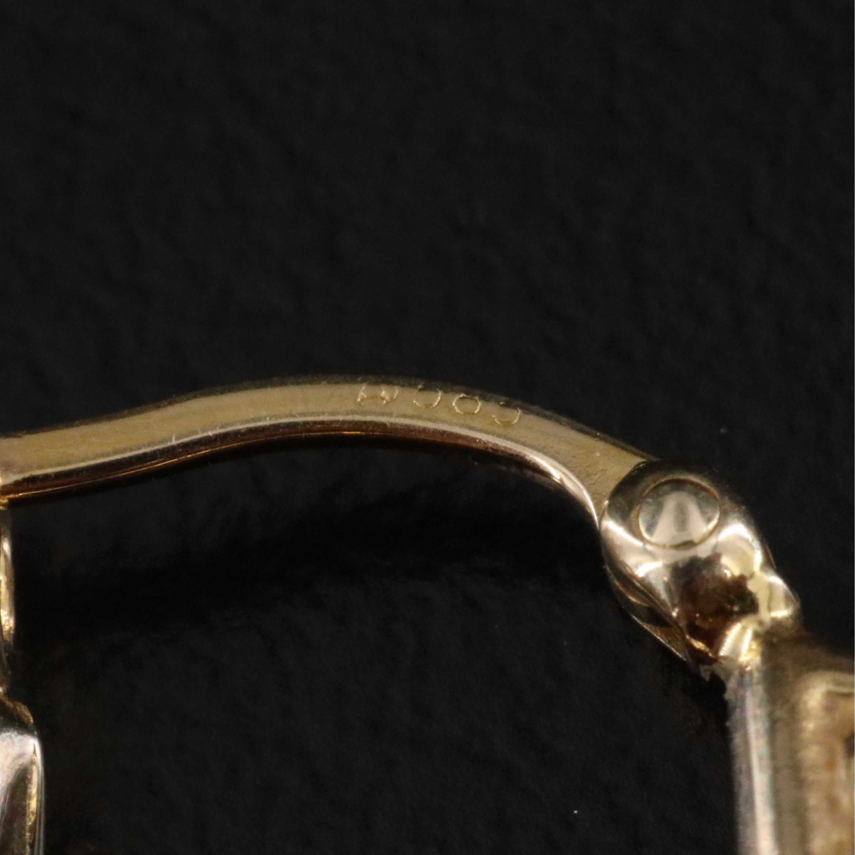 14K Greek Key Hoop Earrings