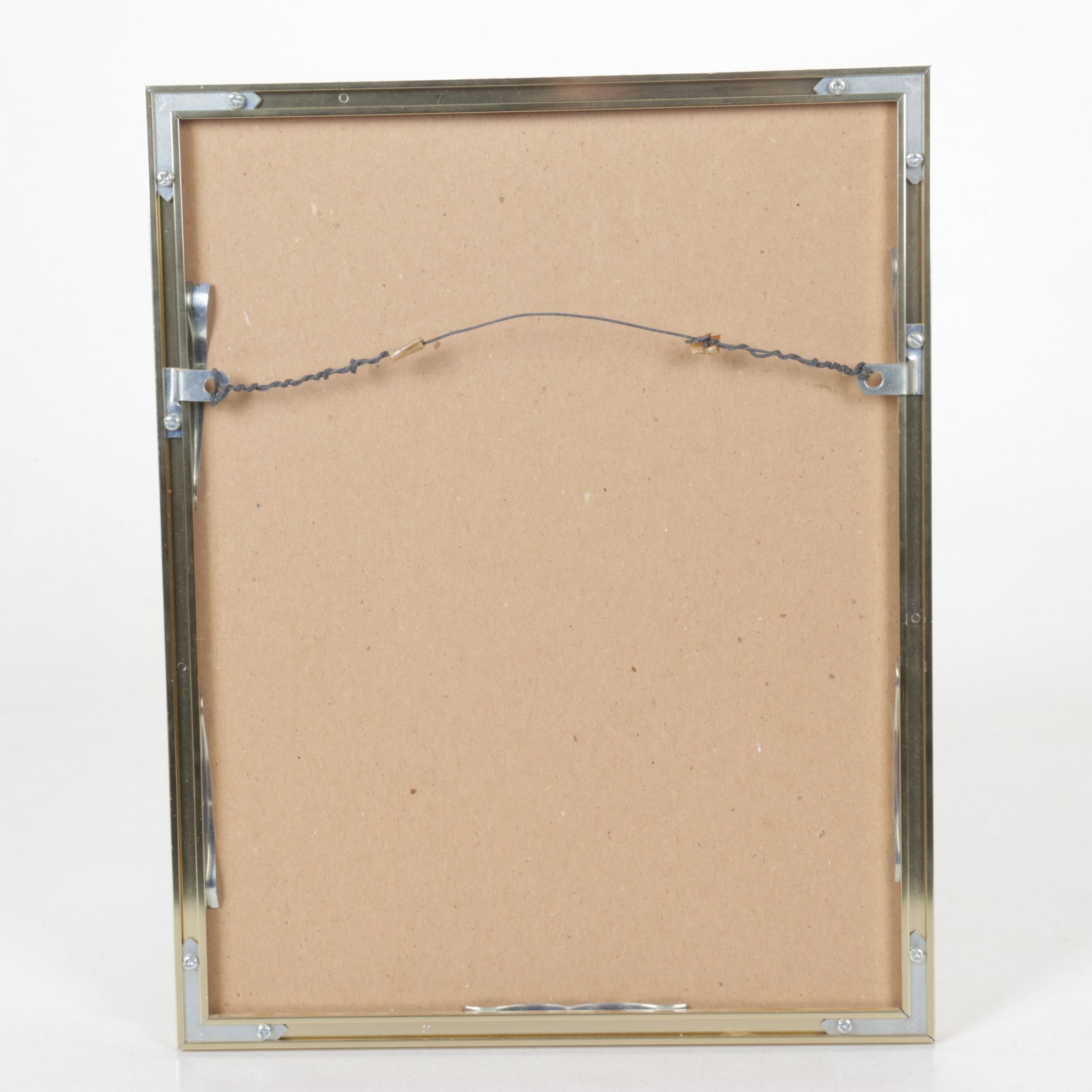 Fred Finke Watercolor Painting Scene of Secluded Water Fountain, 1989