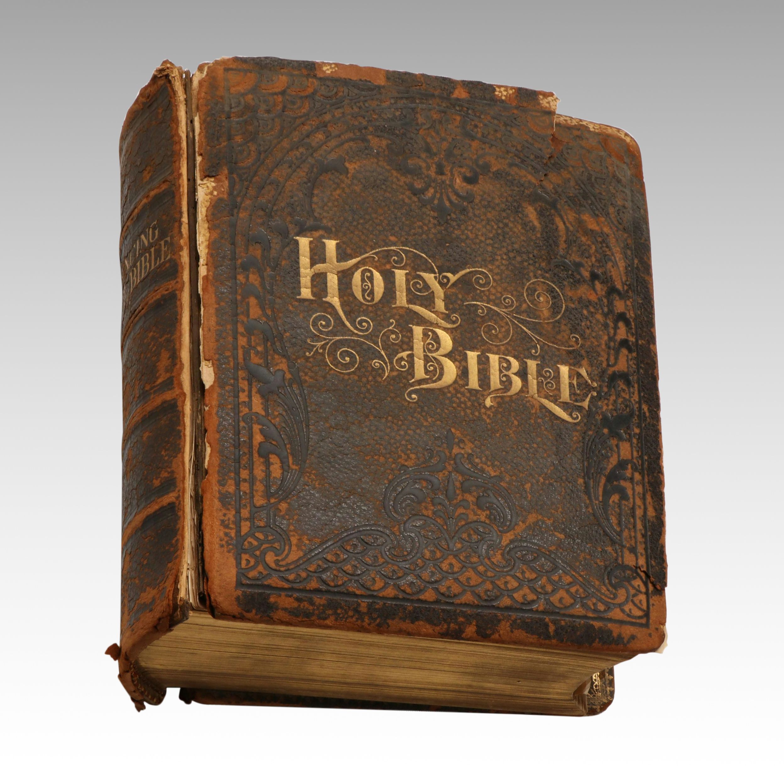 "Pictorial Family Bible," Late 19th Century