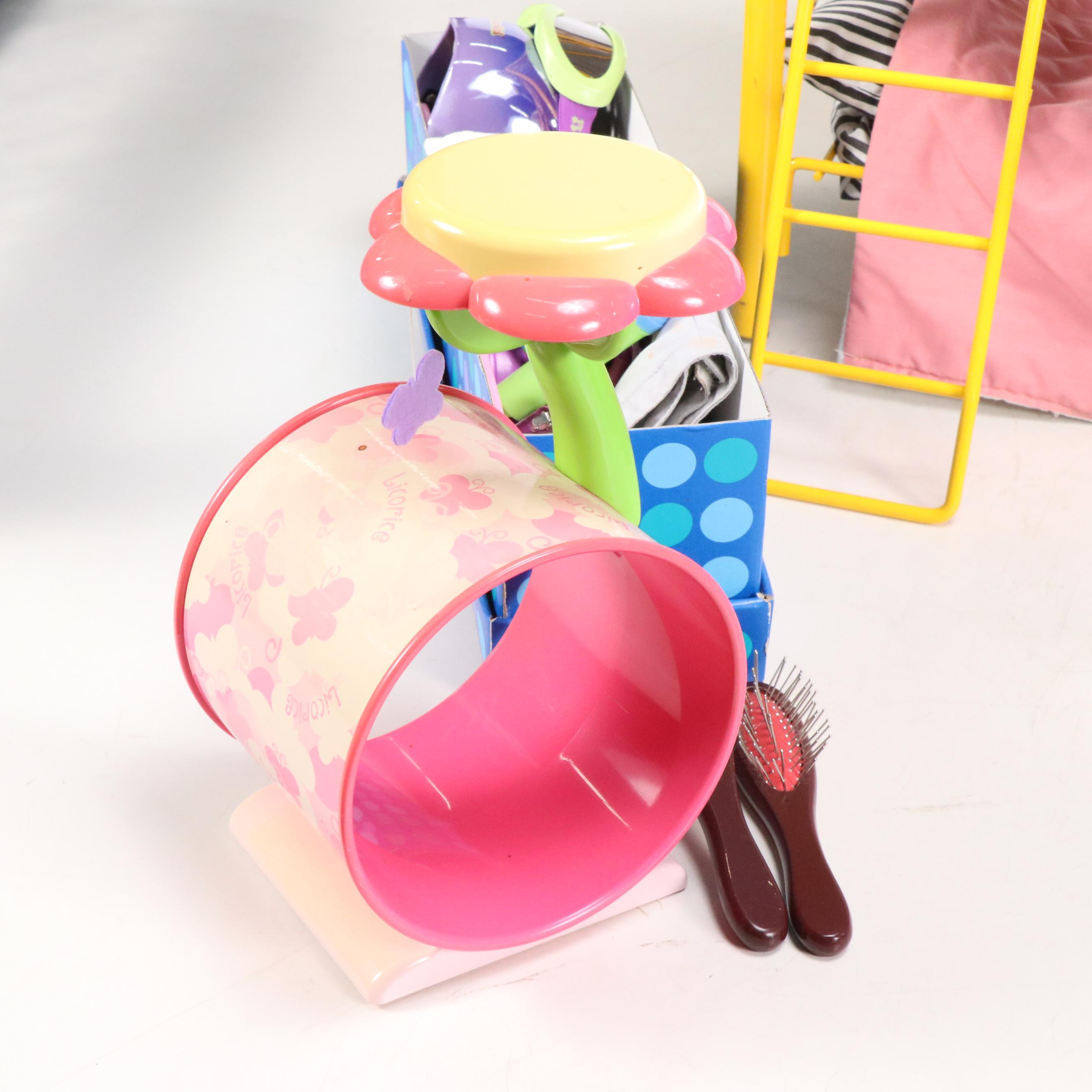 American Girl Dolls with Bunk Bed, Companion Pets, and More Accessories