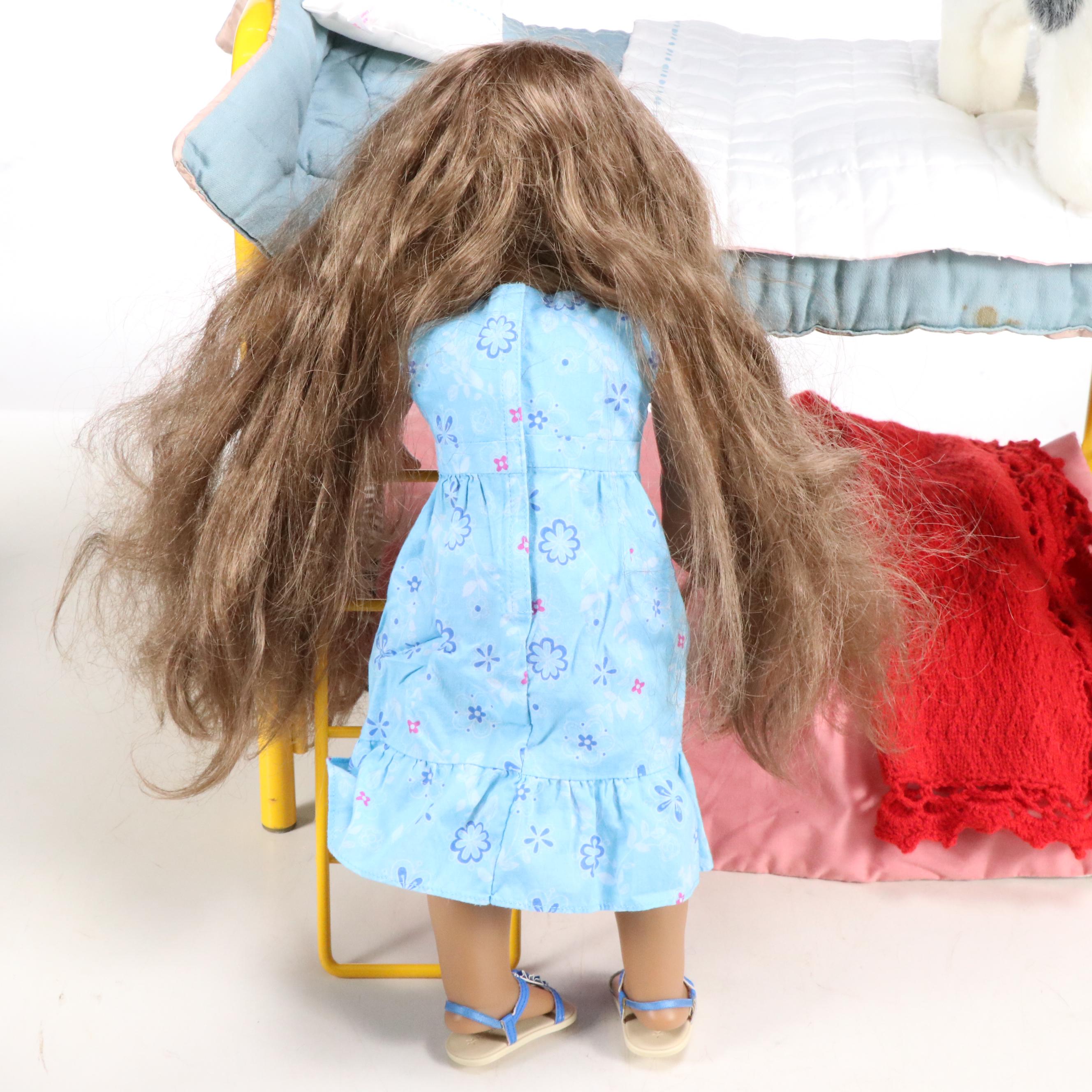 American Girl Dolls with Bunk Bed, Companion Pets, and More Accessories