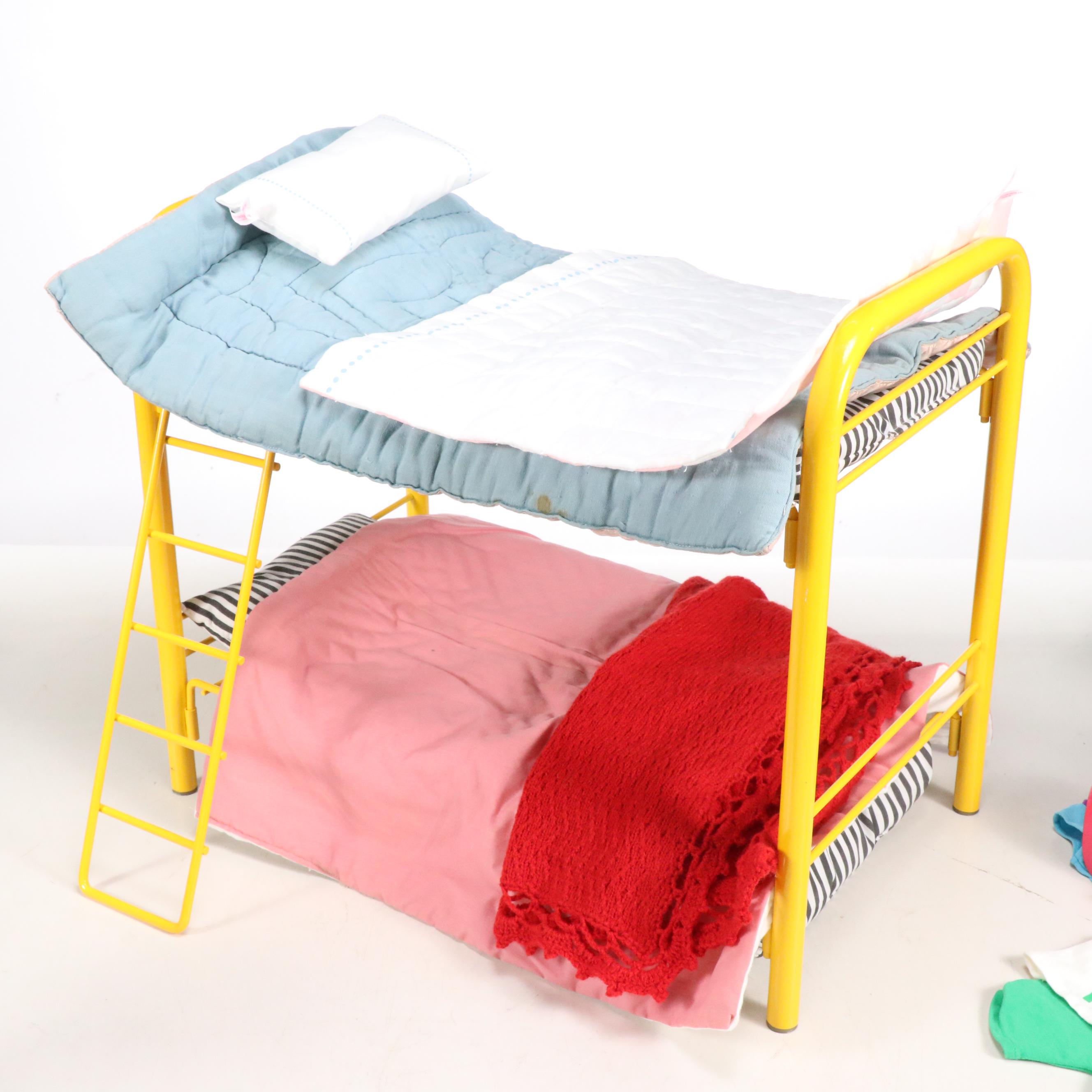 American Girl Dolls with Bunk Bed, Companion Pets, and More Accessories
