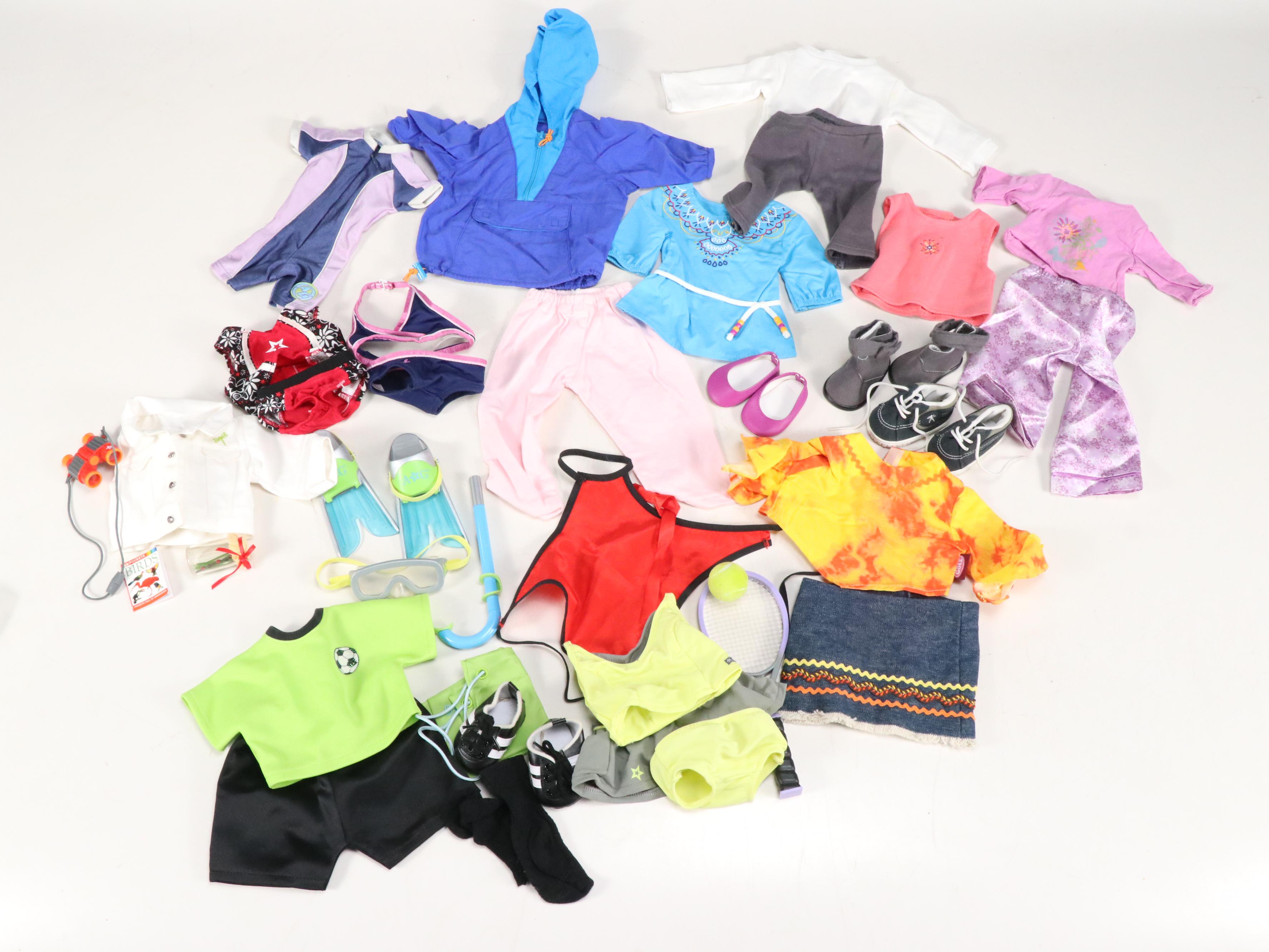 American Girl Dolls with Bunk Bed, Companion Pets, and More Accessories