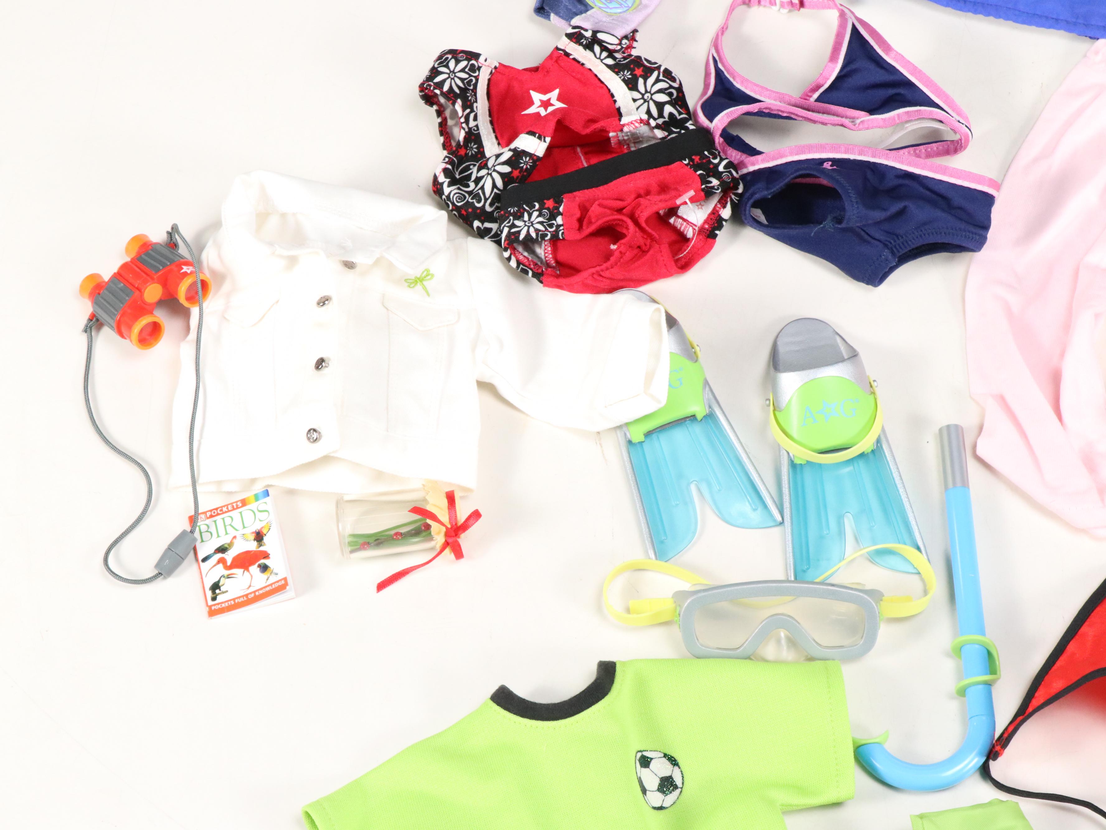 American Girl Dolls with Bunk Bed, Companion Pets, and More Accessories