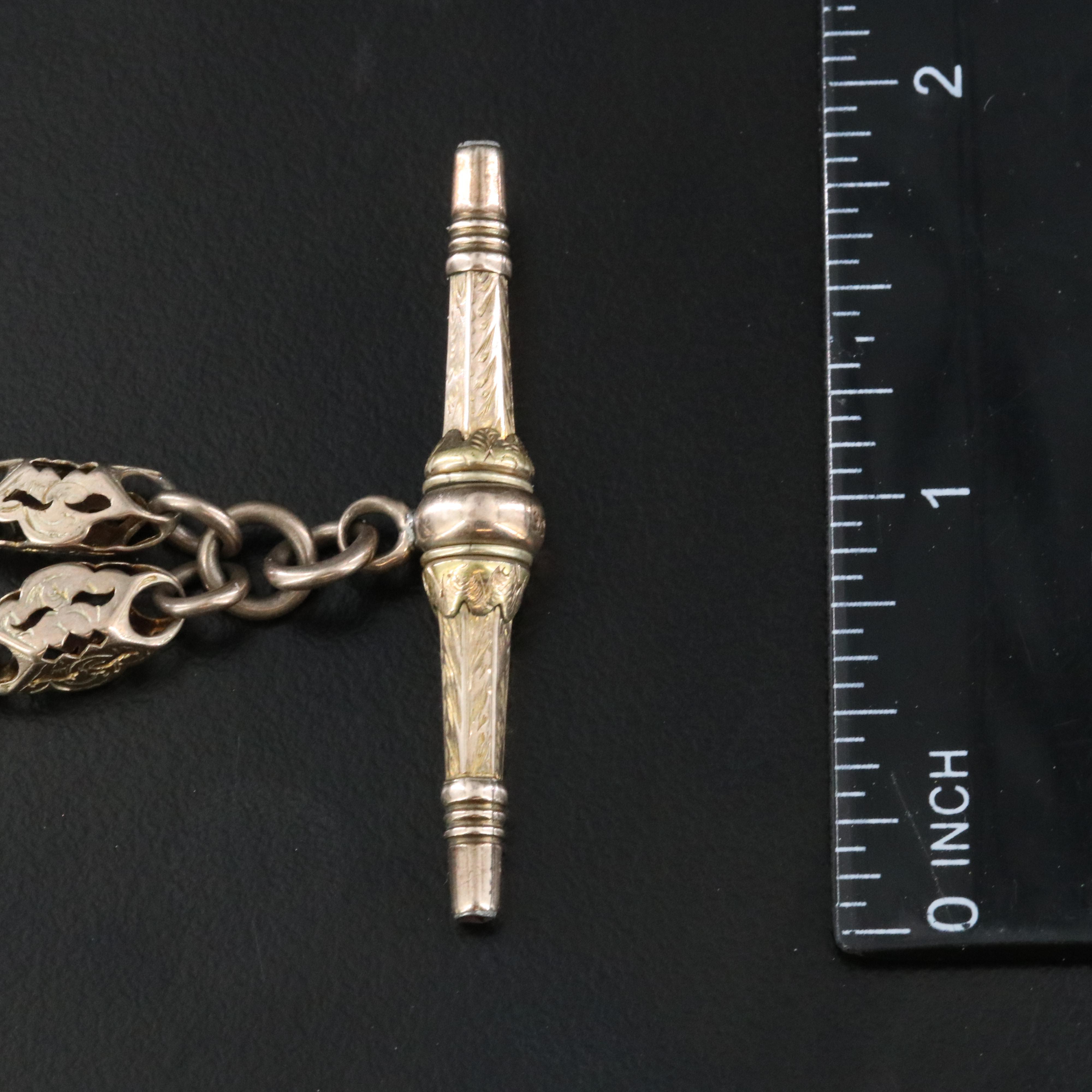 Antique Watch Chain with 9K