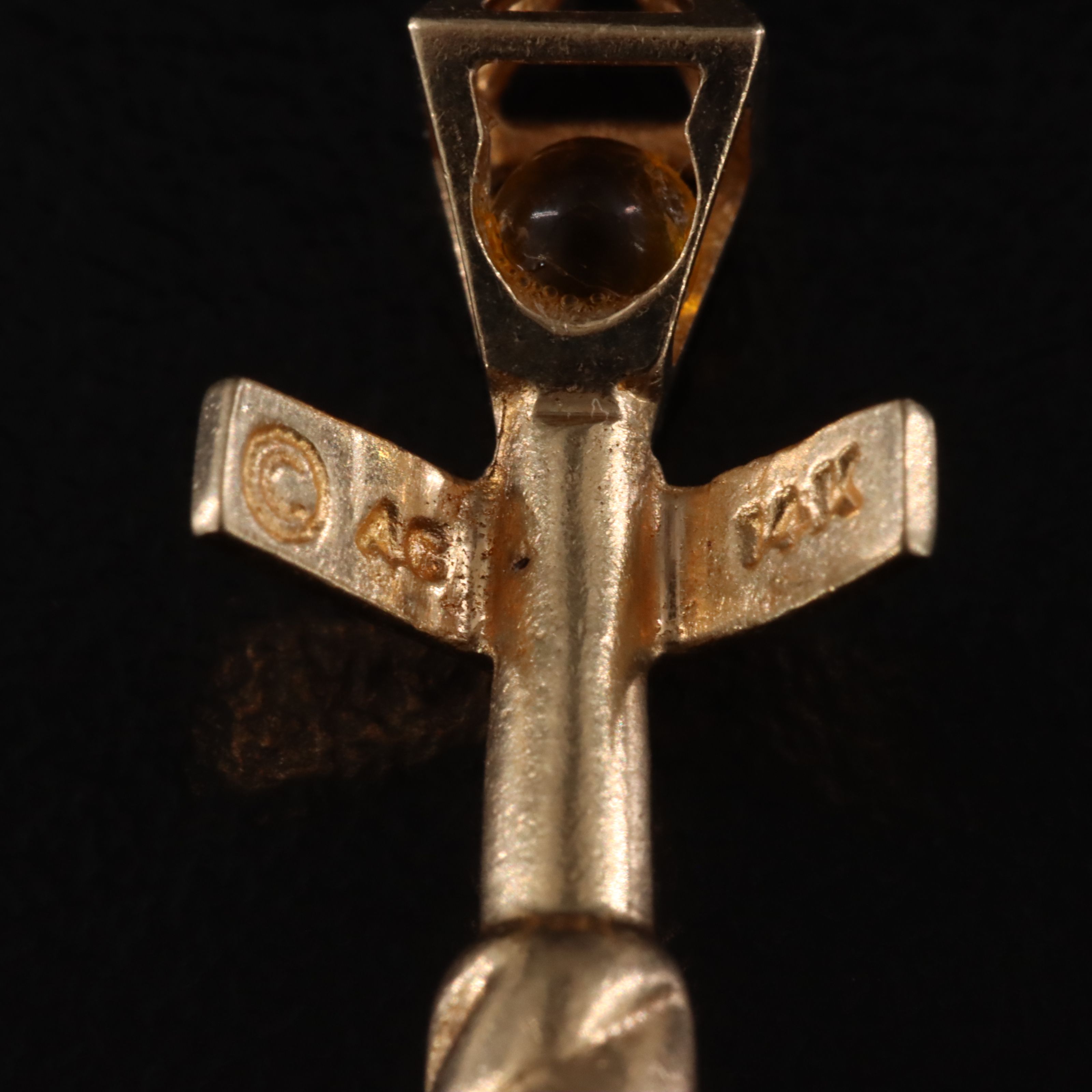 14K New Orleans Streetlight Charm Pendant