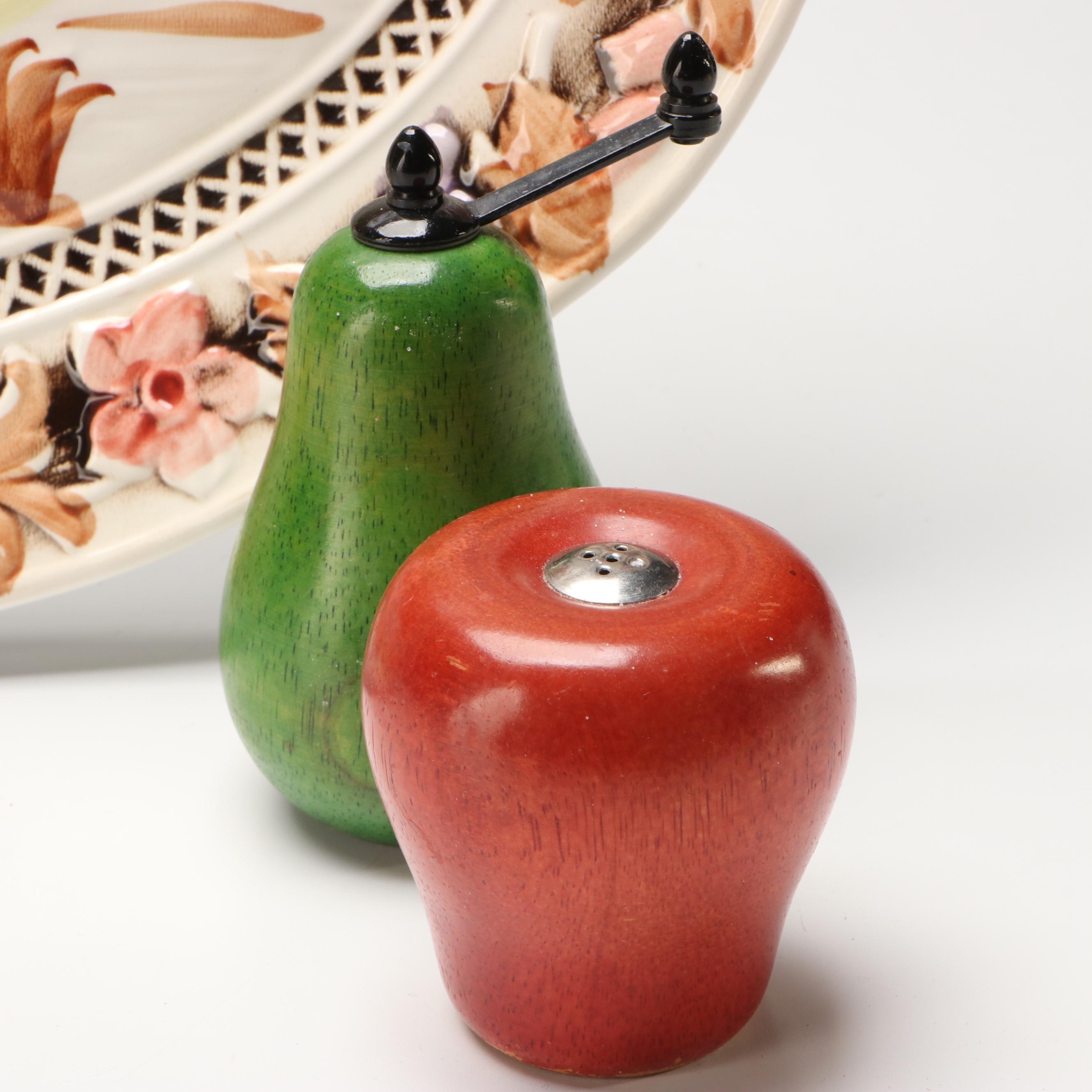 Duchin Sterling Silver Weighted Shakers, Lefton Turkey Platter and More