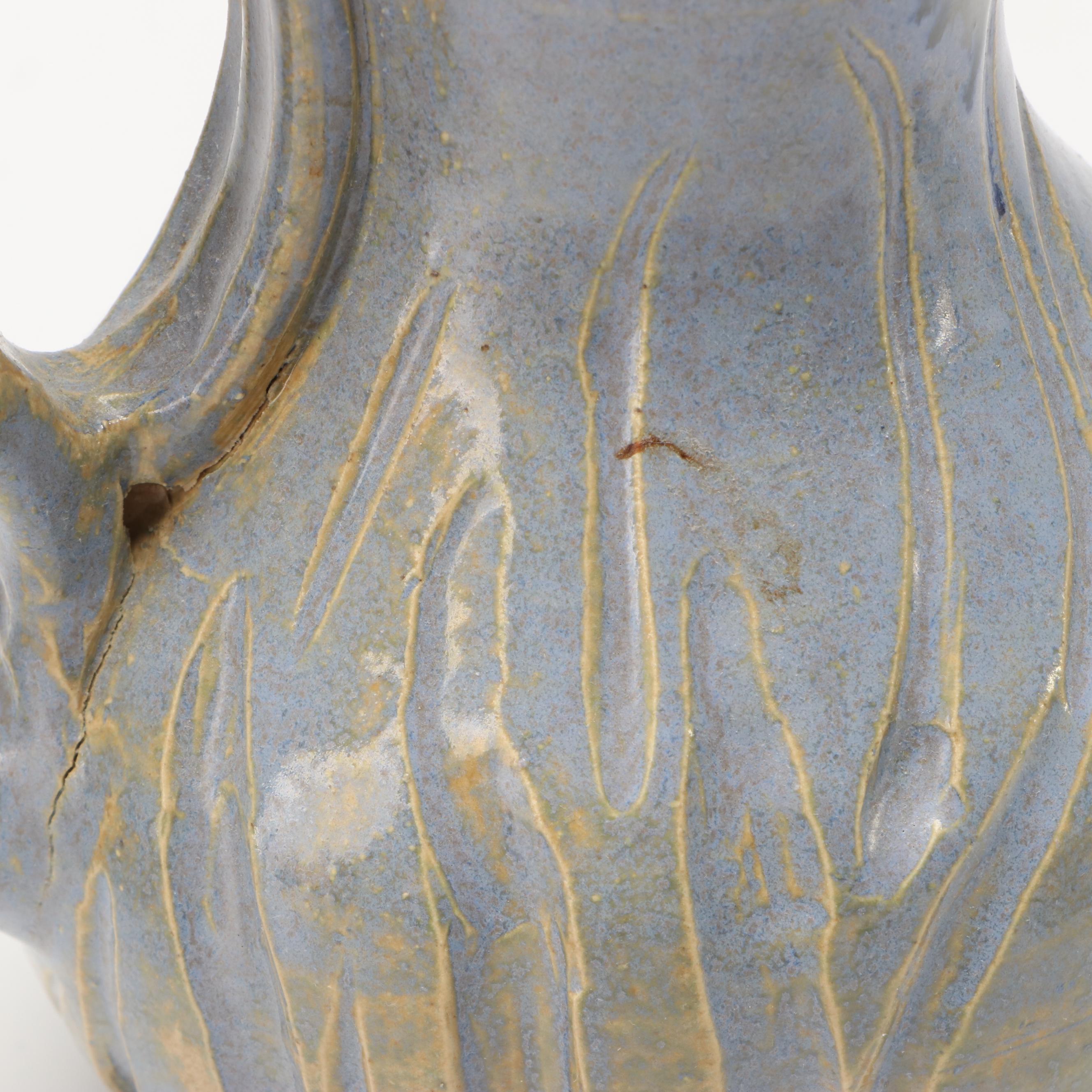 Chinese Famille Rose with Other Pottery Vases and Pitcher, Mid to Late 20th C.