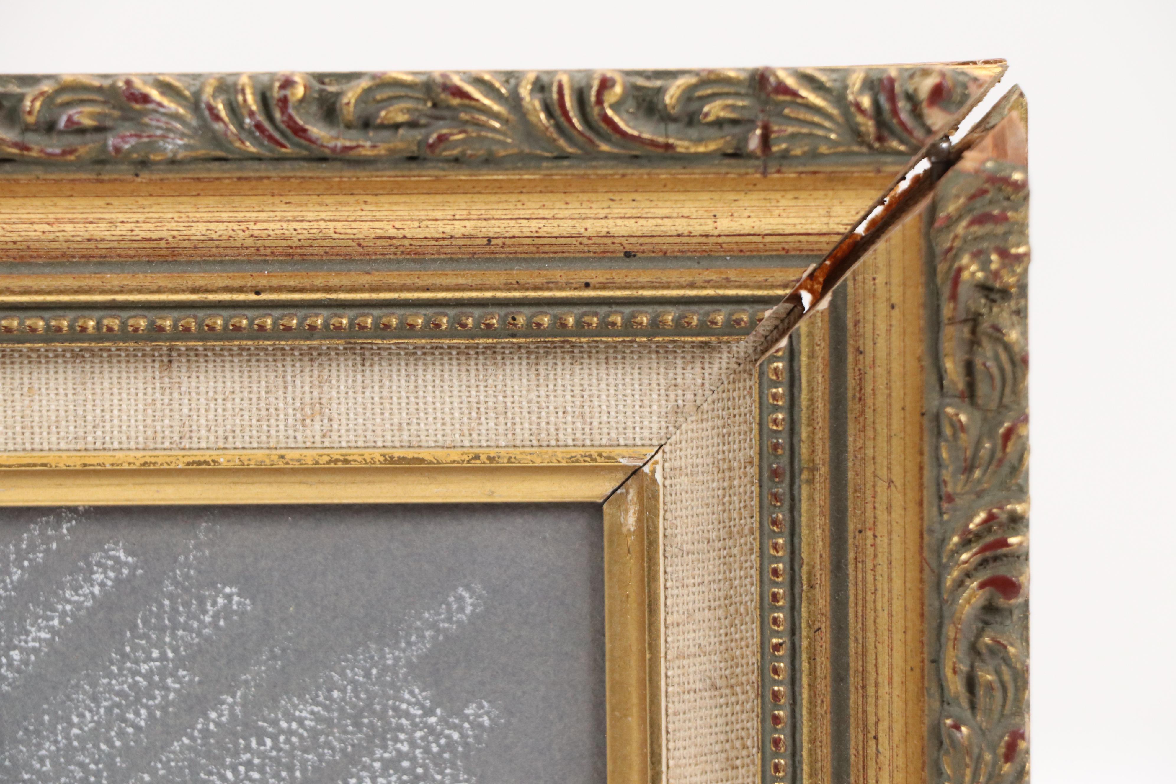 Still Life Oil Pastel Drawing of Apples