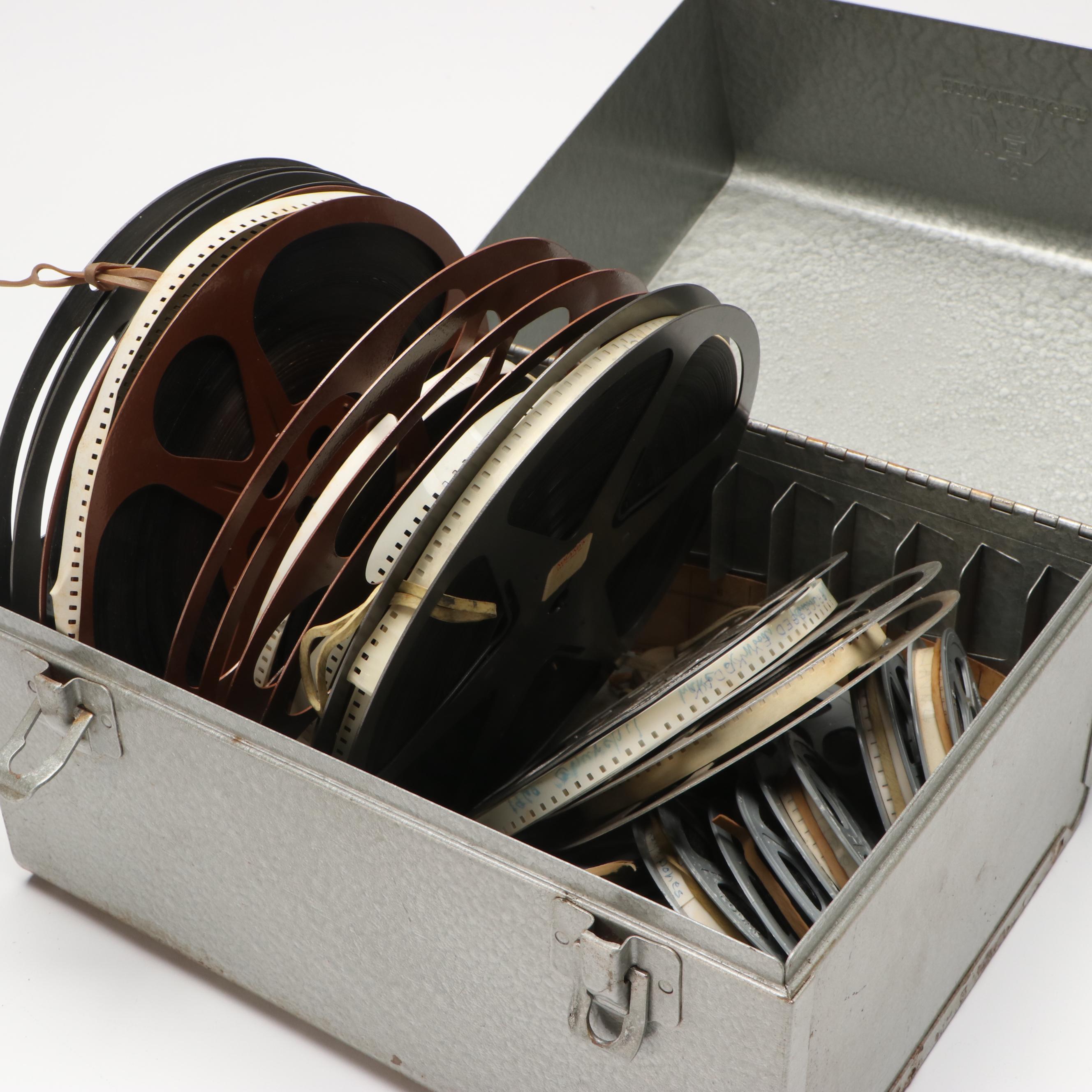 Apollo Art Deco 8mm Movie Projector with Reels, Mid-20th Century