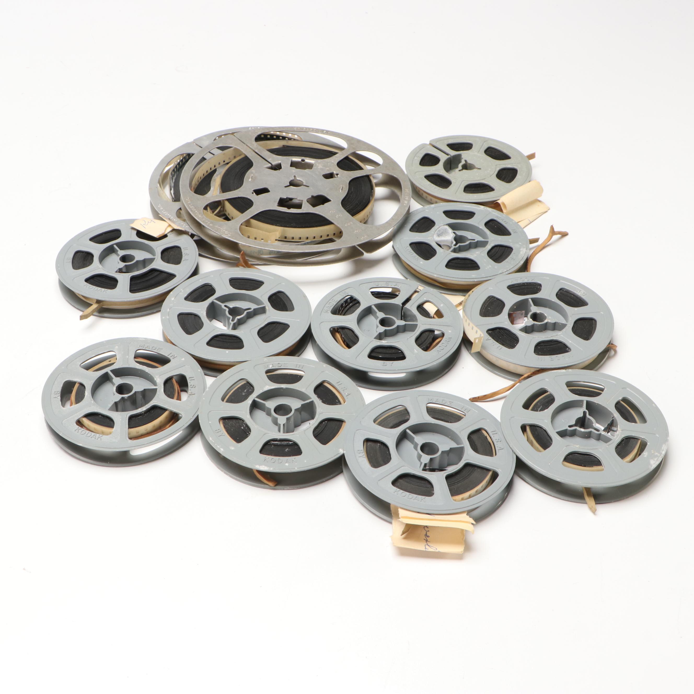 Apollo Art Deco 8mm Movie Projector with Reels, Mid-20th Century