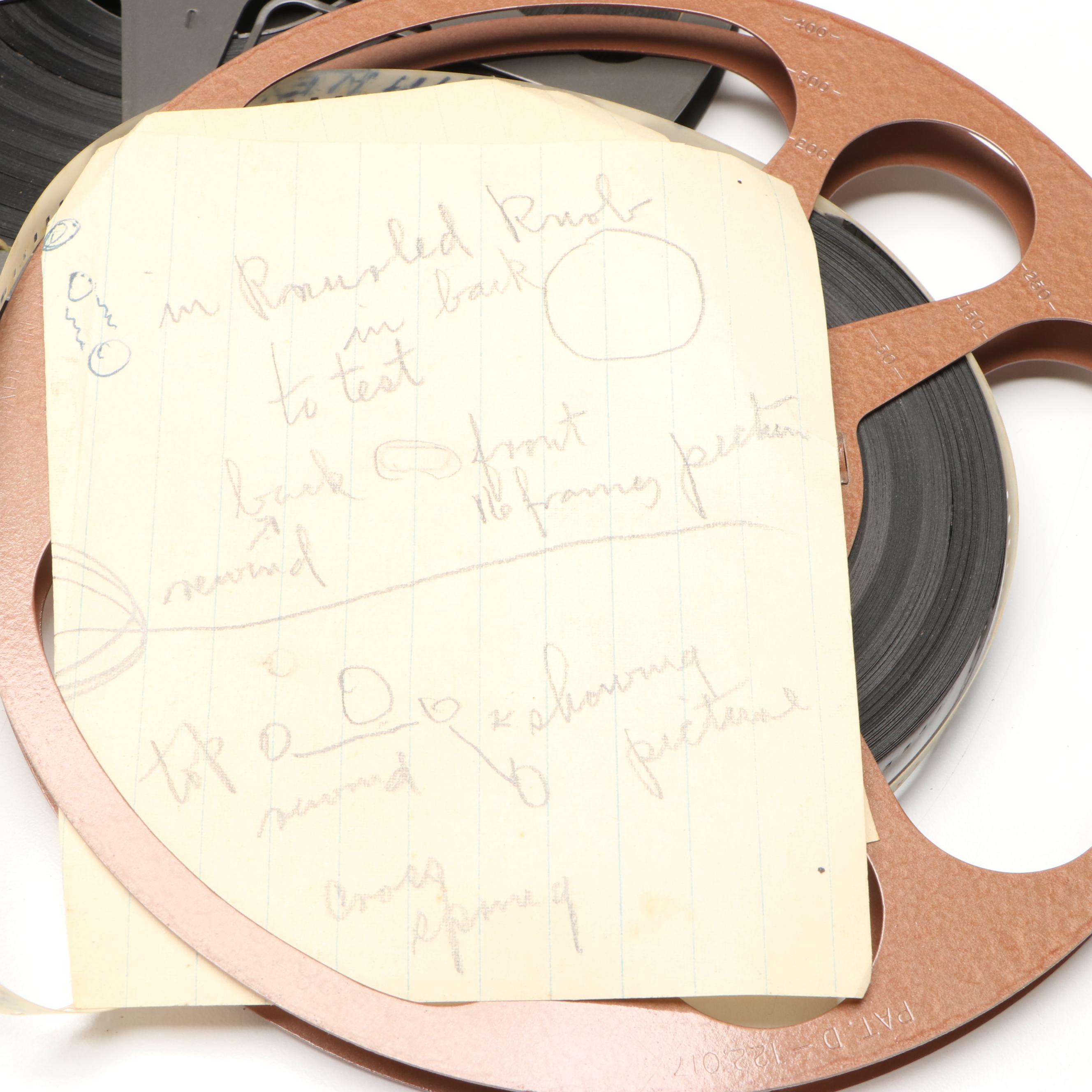 Apollo Art Deco 8mm Movie Projector with Reels, Mid-20th Century