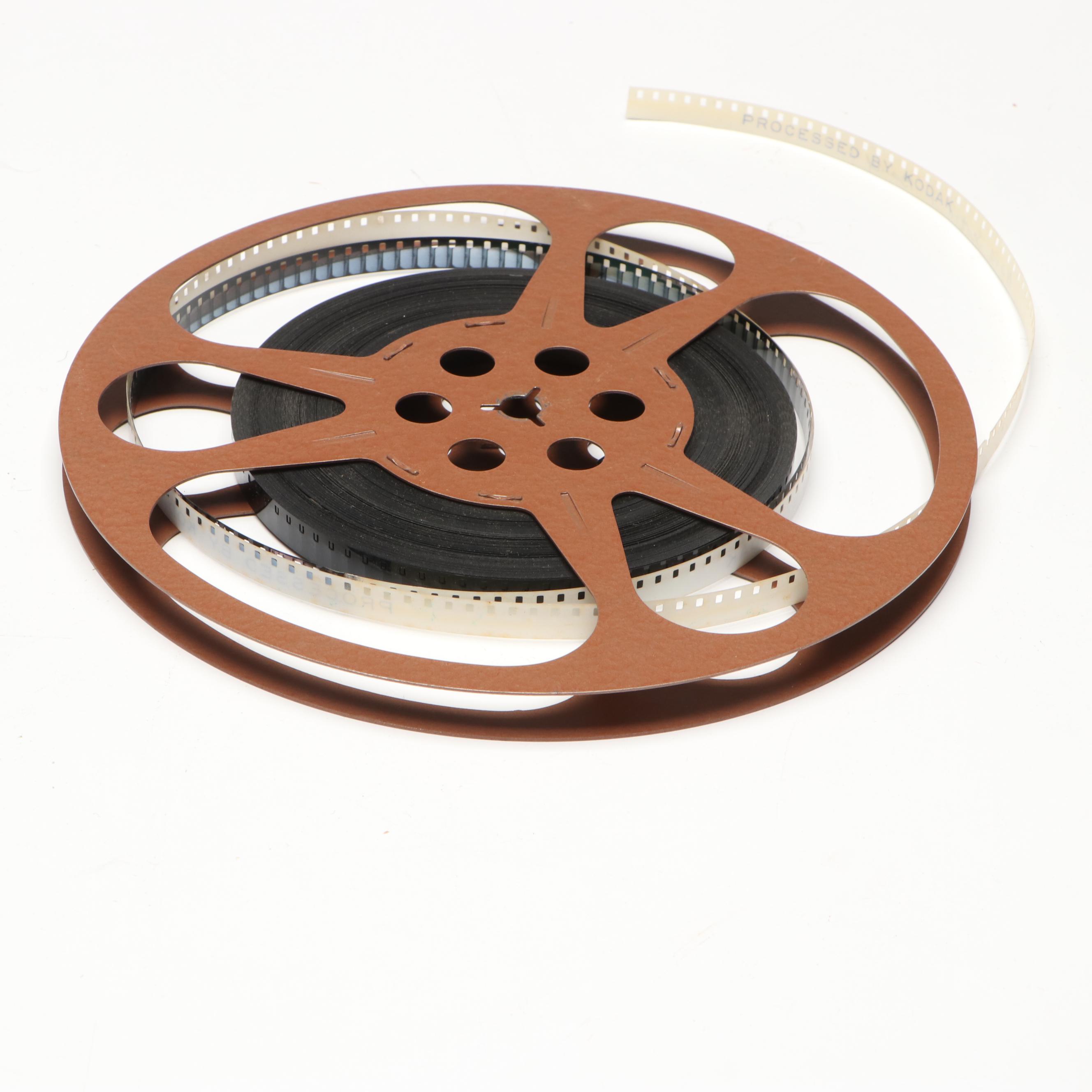 Apollo Art Deco 8mm Movie Projector with Reels, Mid-20th Century