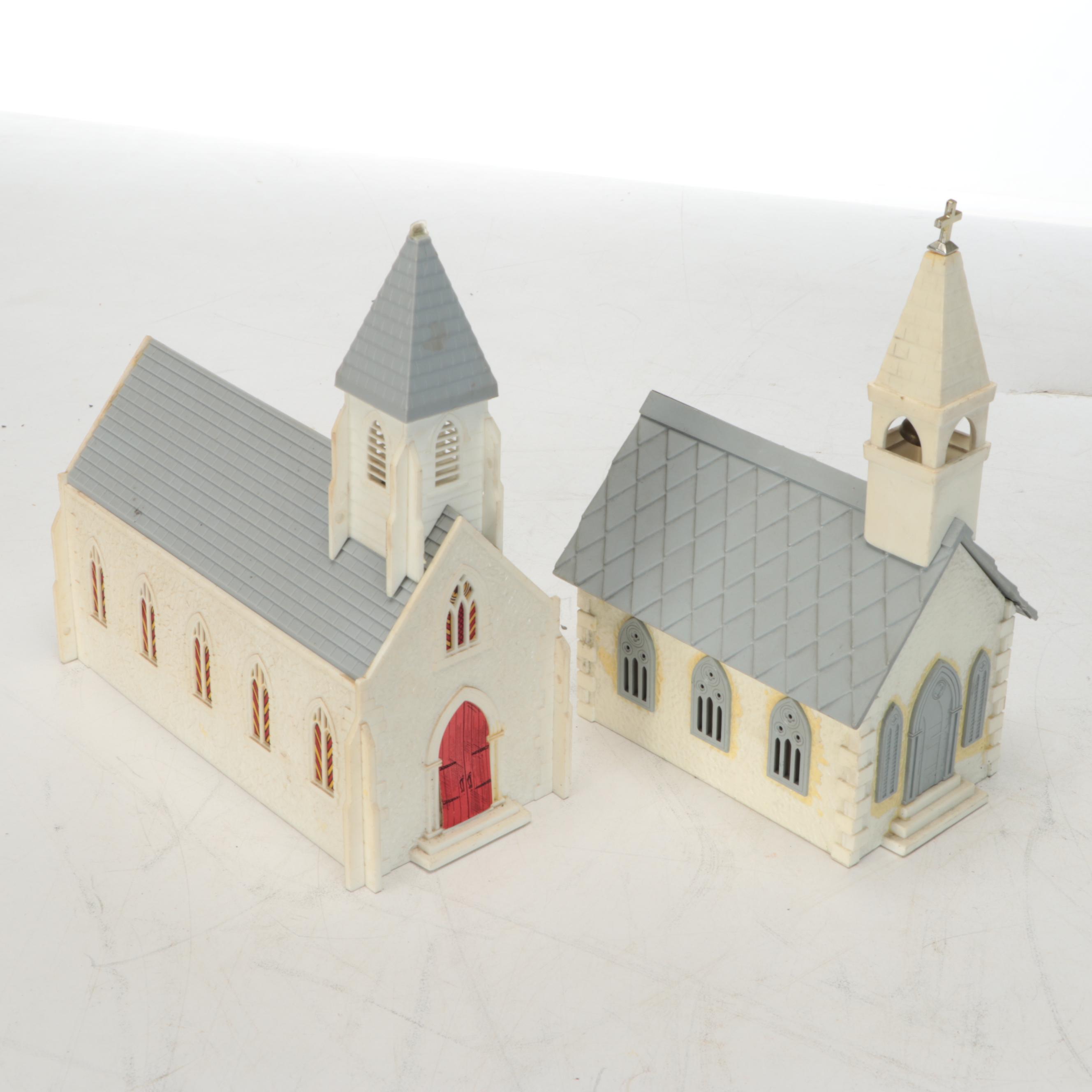 Bachmann "Plasticville" Miniature Town Buildings and Features