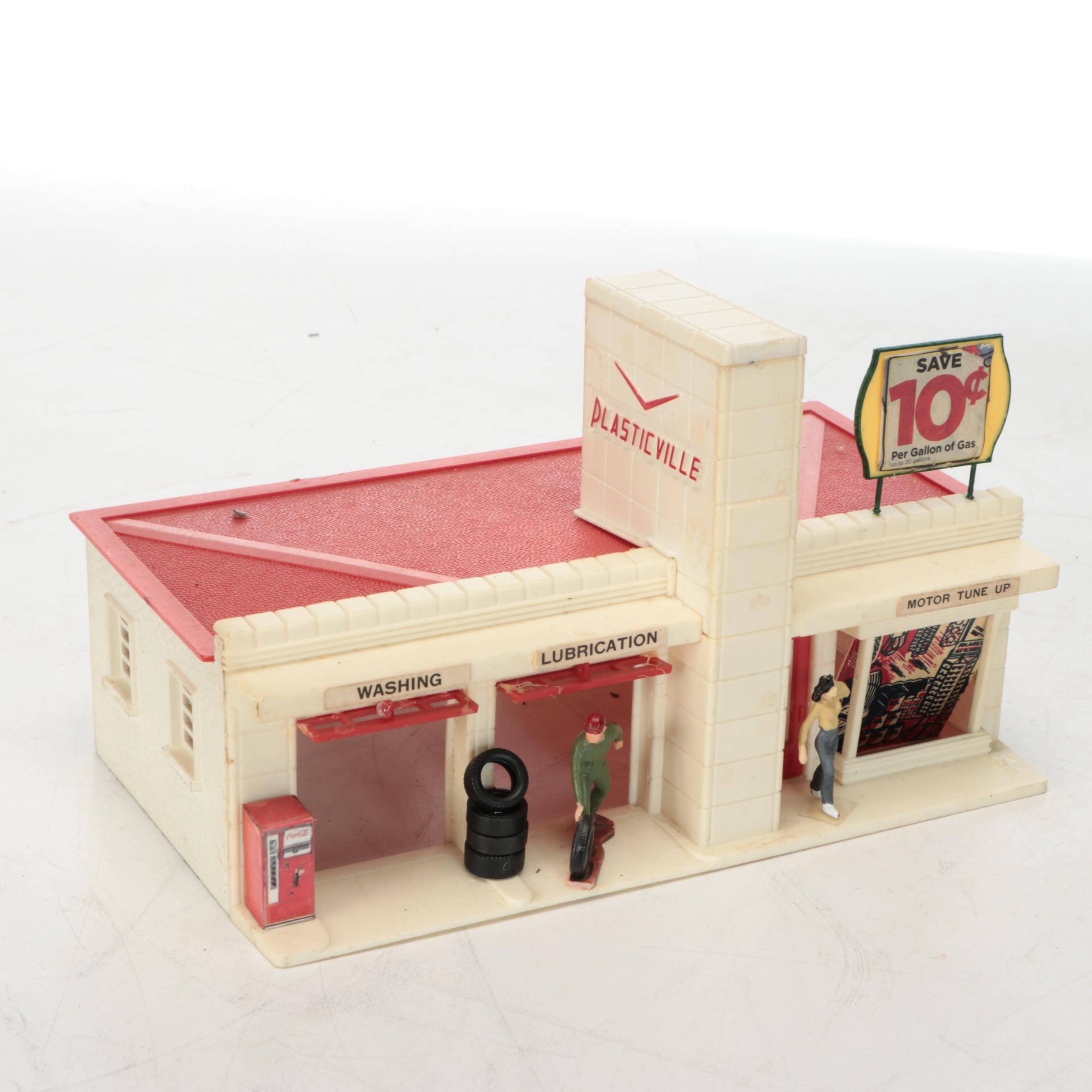 Bachmann "Plasticville" Miniature Town Buildings and Features