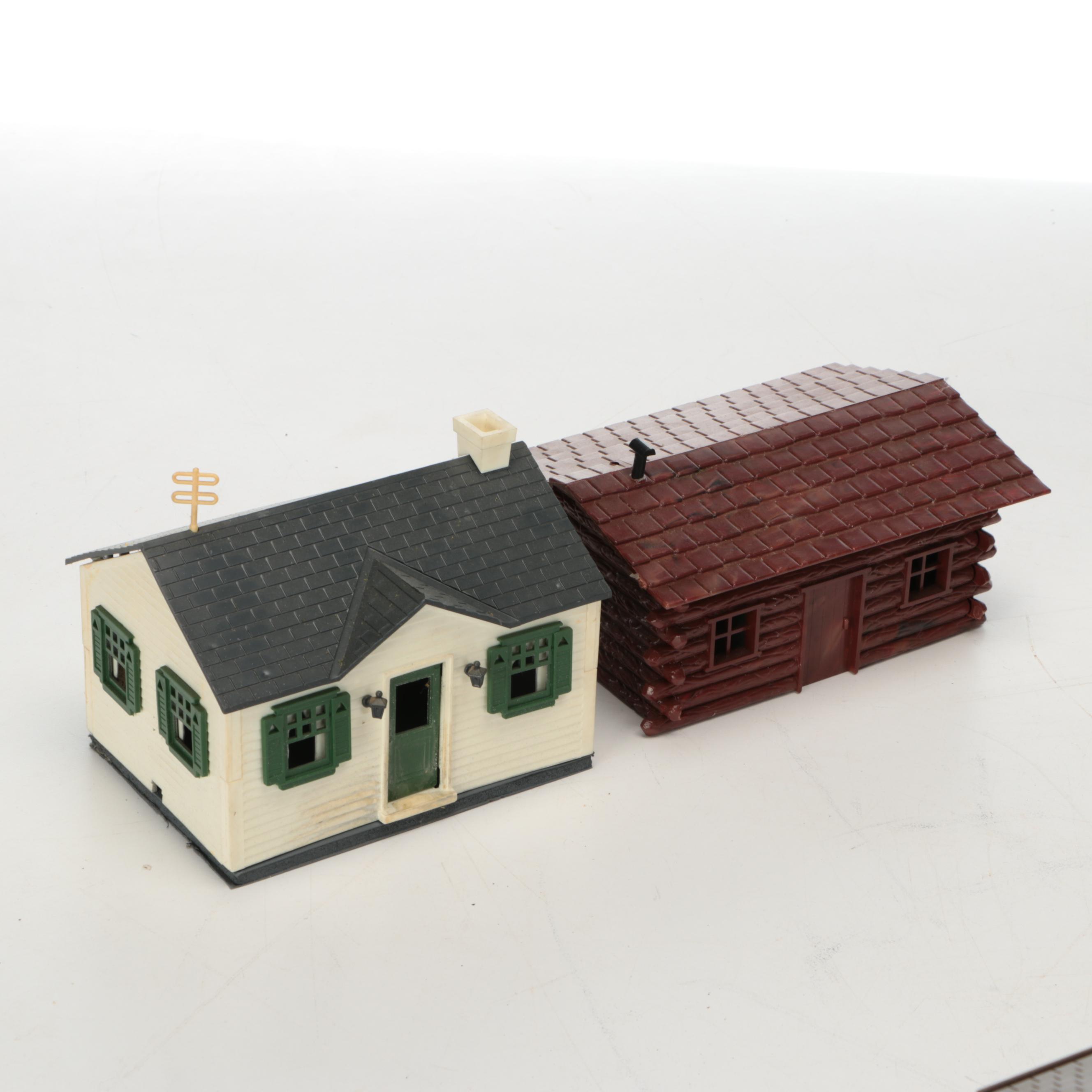 Bachmann "Plasticville" Miniature Town Buildings and Features