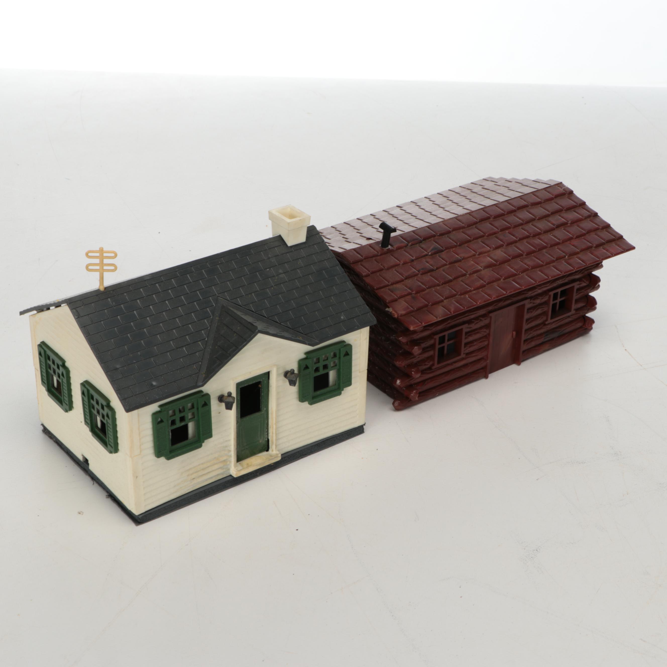 Bachmann "Plasticville" Miniature Town Buildings and Features