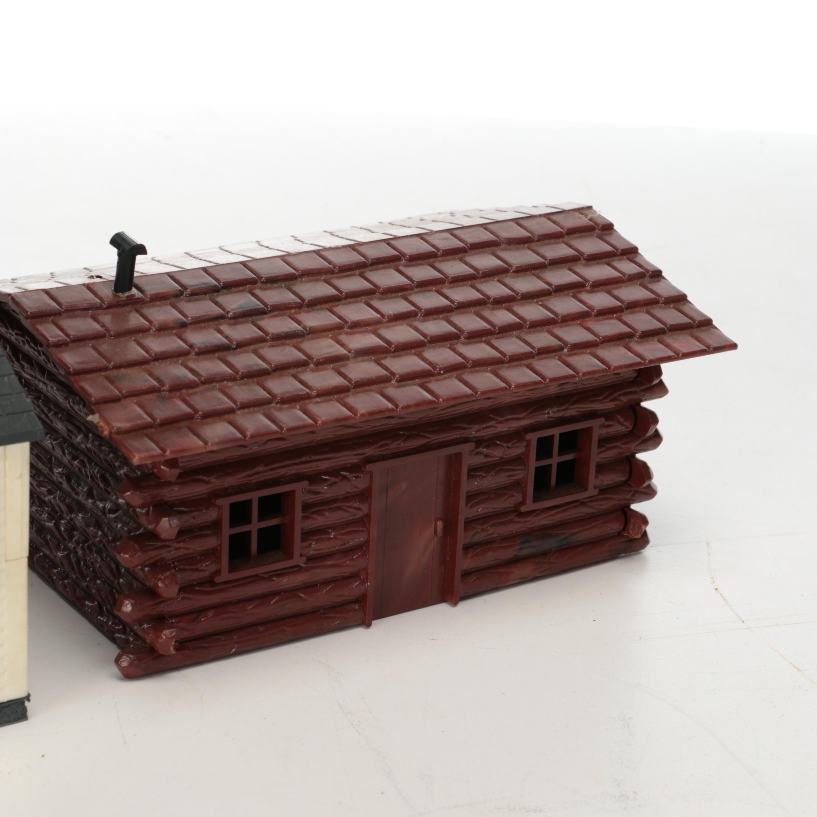 Bachmann "Plasticville" Miniature Town Buildings and Features