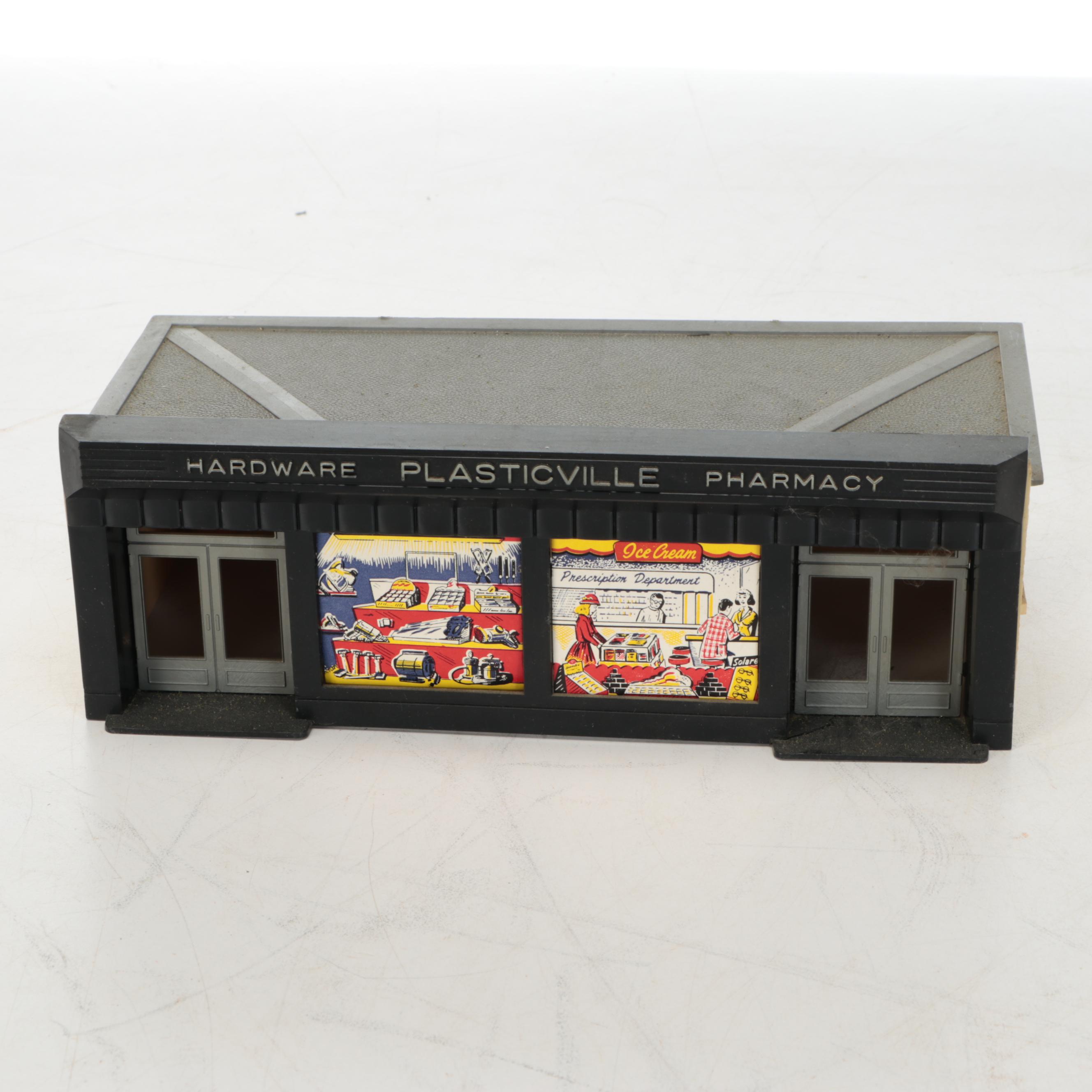 Bachmann "Plasticville" Miniature Town Buildings and Features