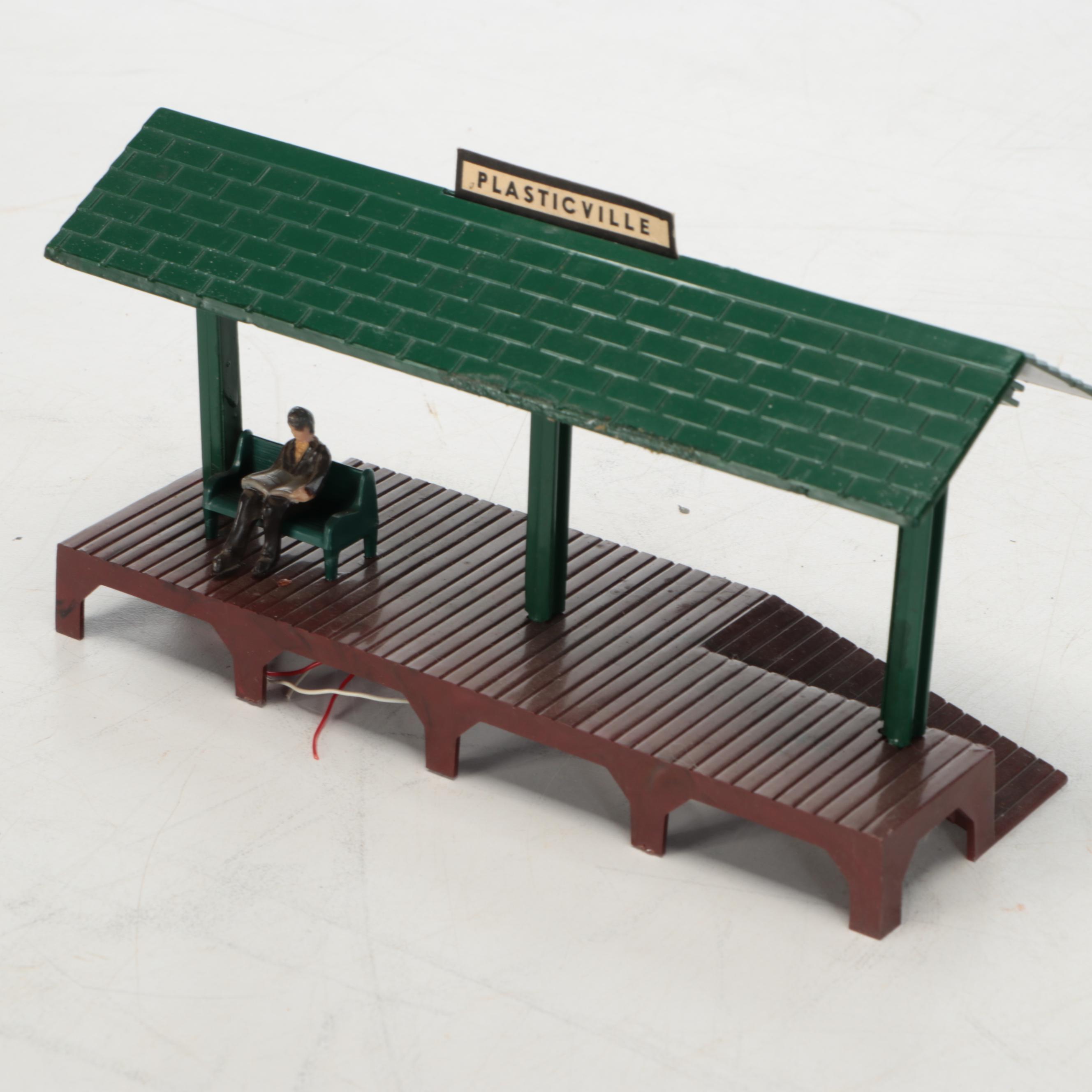 Bachmann "Plasticville" Miniature Town Buildings and Features