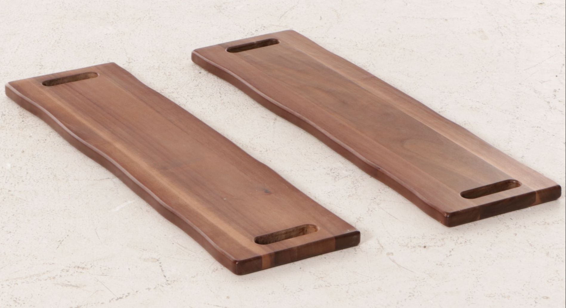 Walnut Wood Charcuterie Cutting Boards with Cut-Out Handles