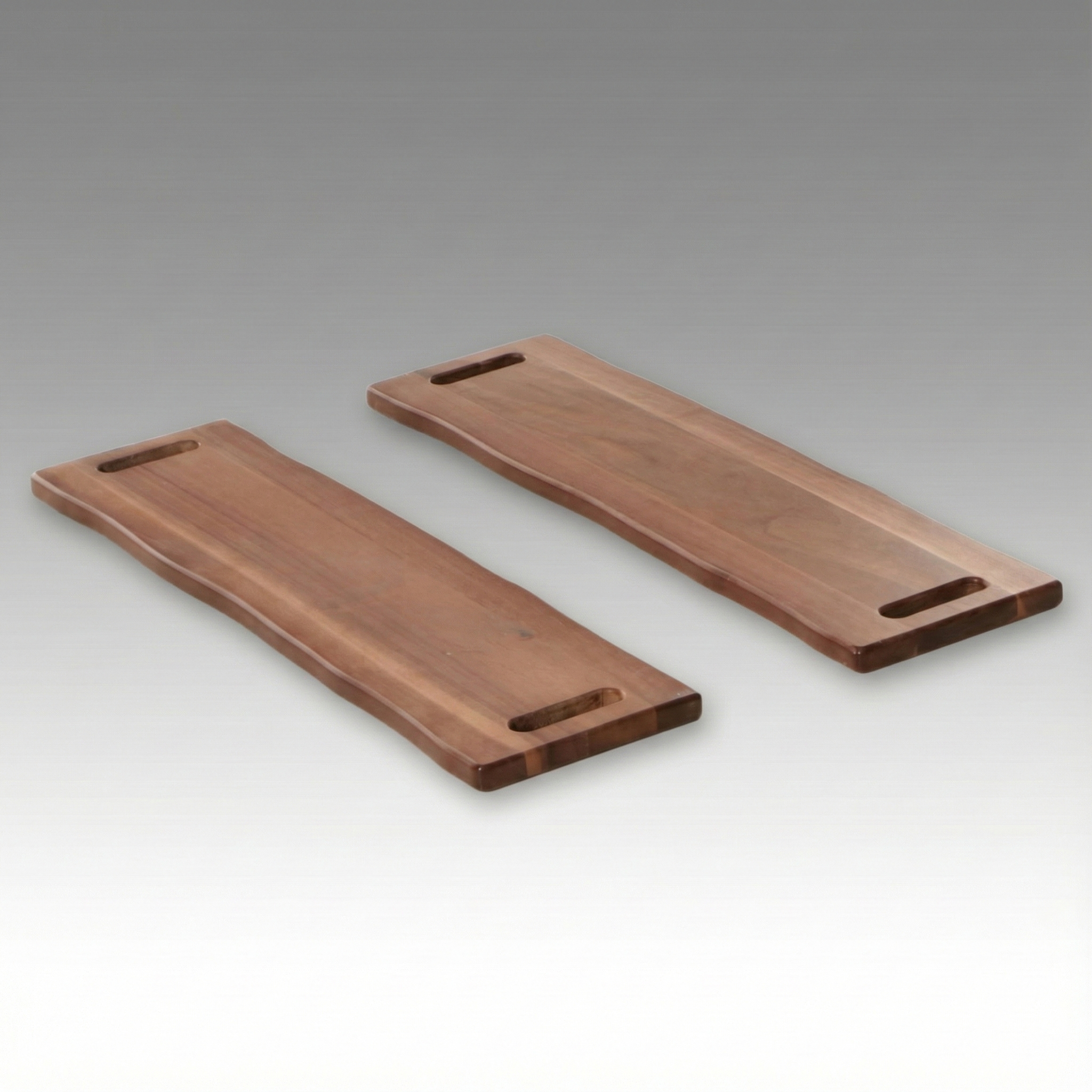 Walnut Wood Charcuterie Cutting Boards with Cut-Out Handles