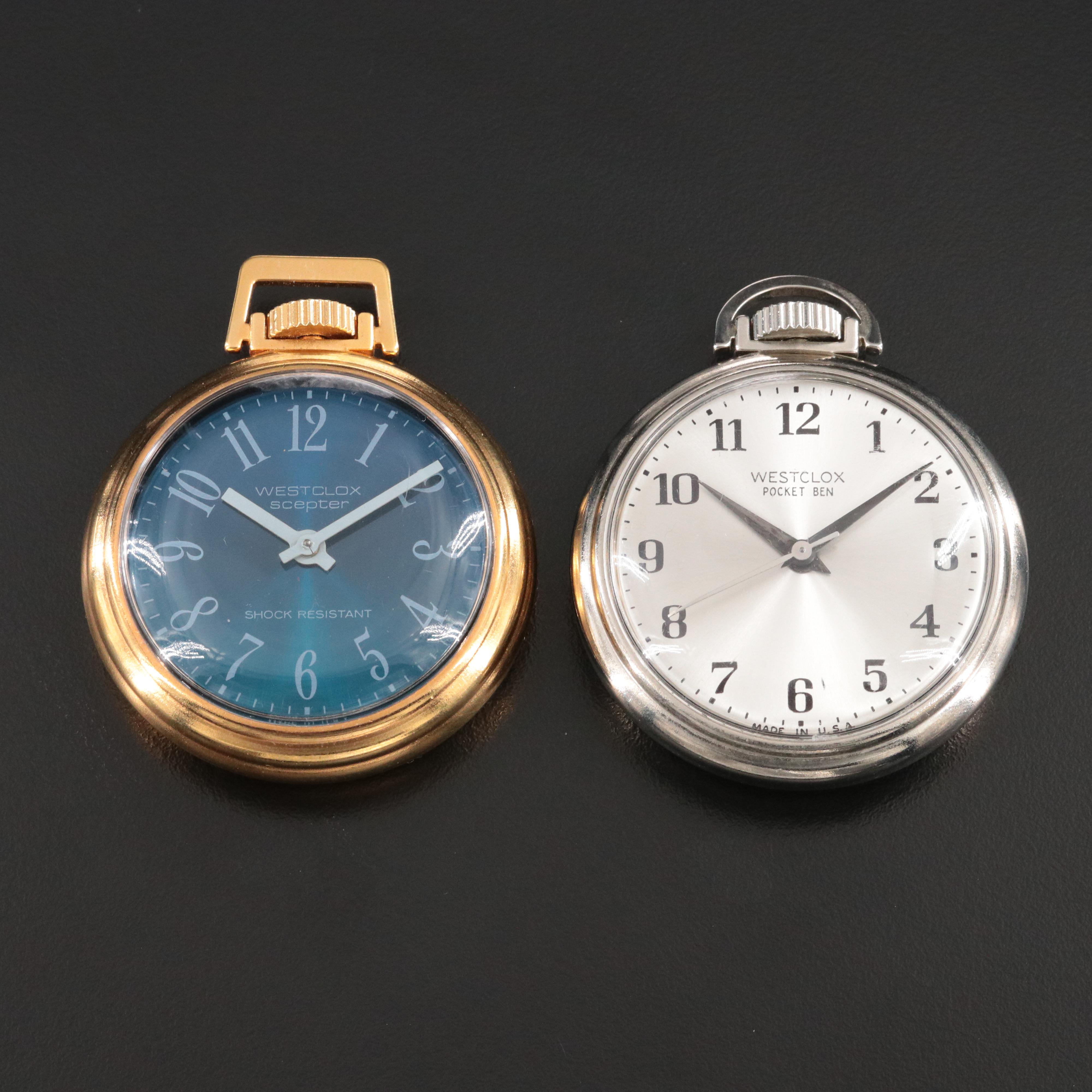 Westclox Pocket Ben & Scepter Pocket Watches
