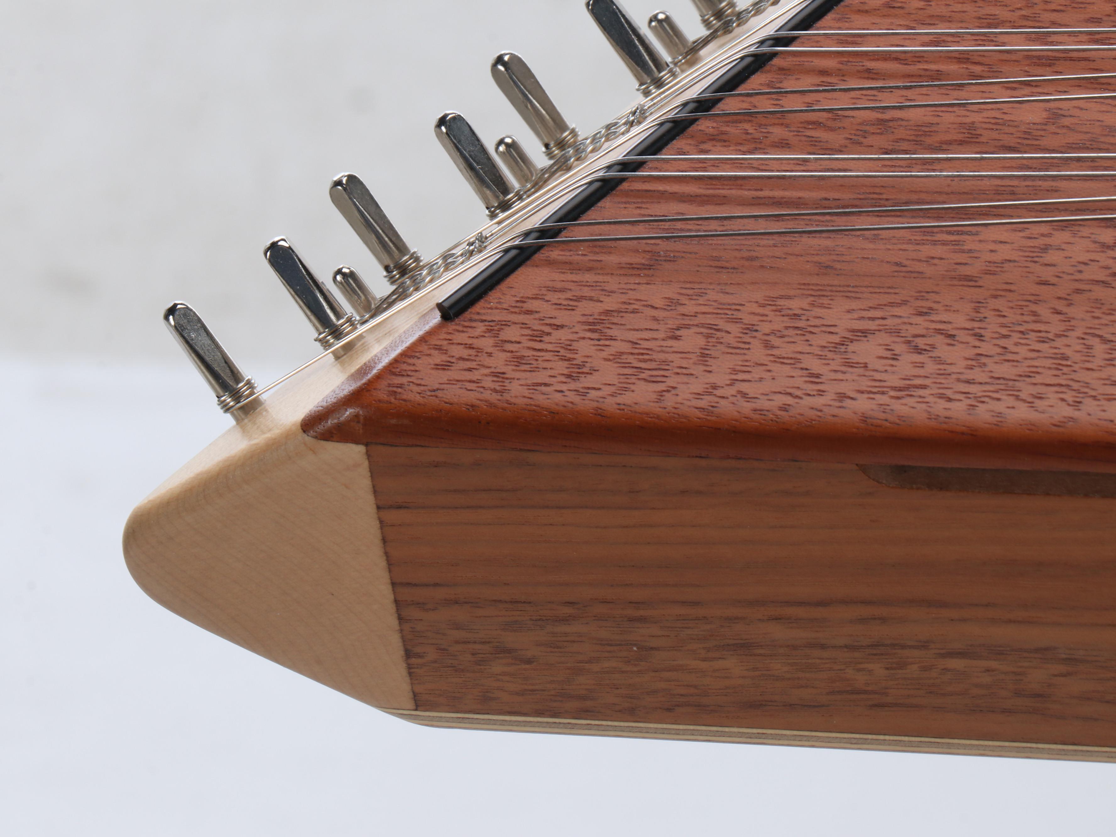 Master Works Wood Hammered Dulcimer with Stand