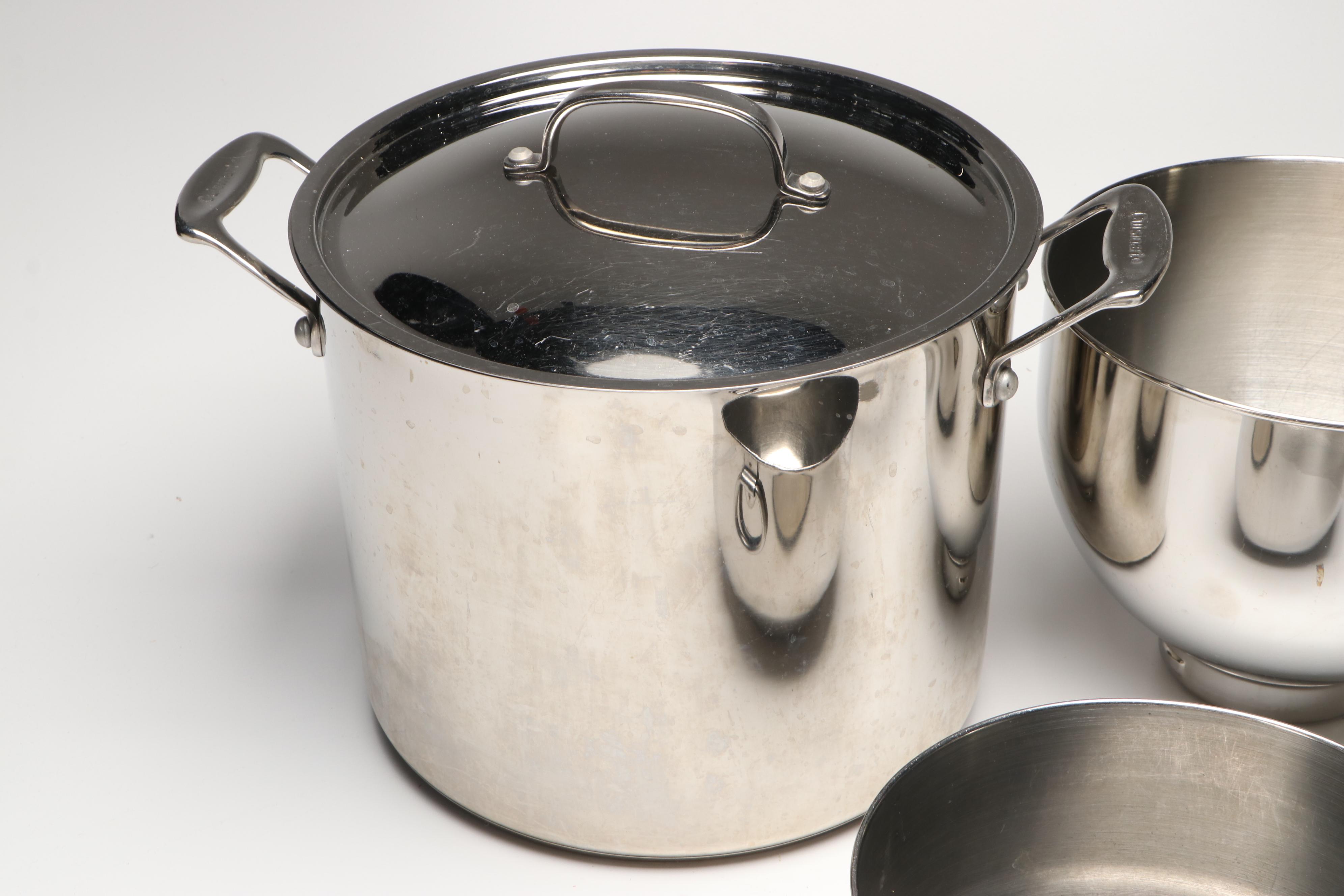 Cuisinart Stainless Steel Stock Pot, Strainer and More Kitchenware