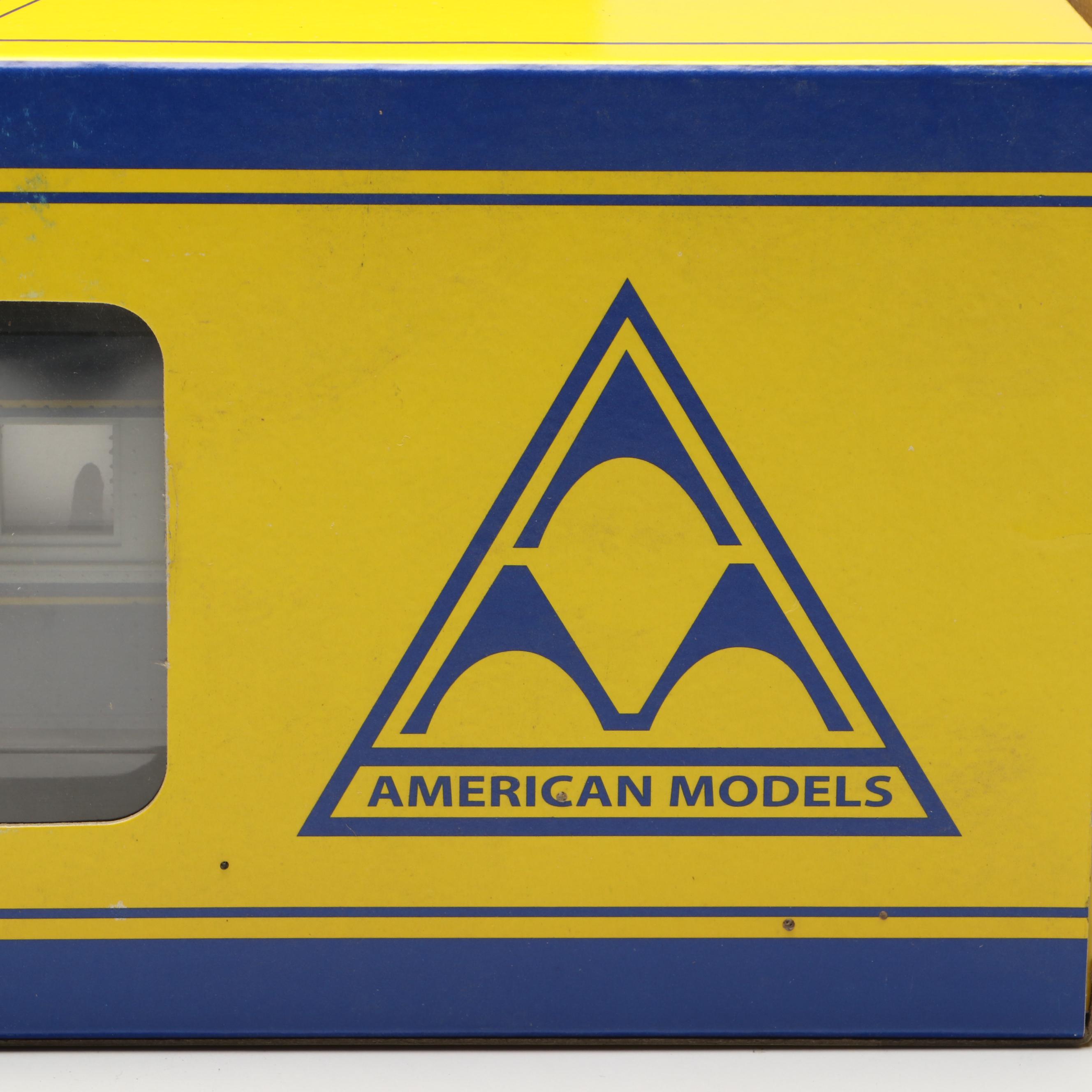 American Models S Gauge Baltimore & Ohio Locomotives with Passenger Cars