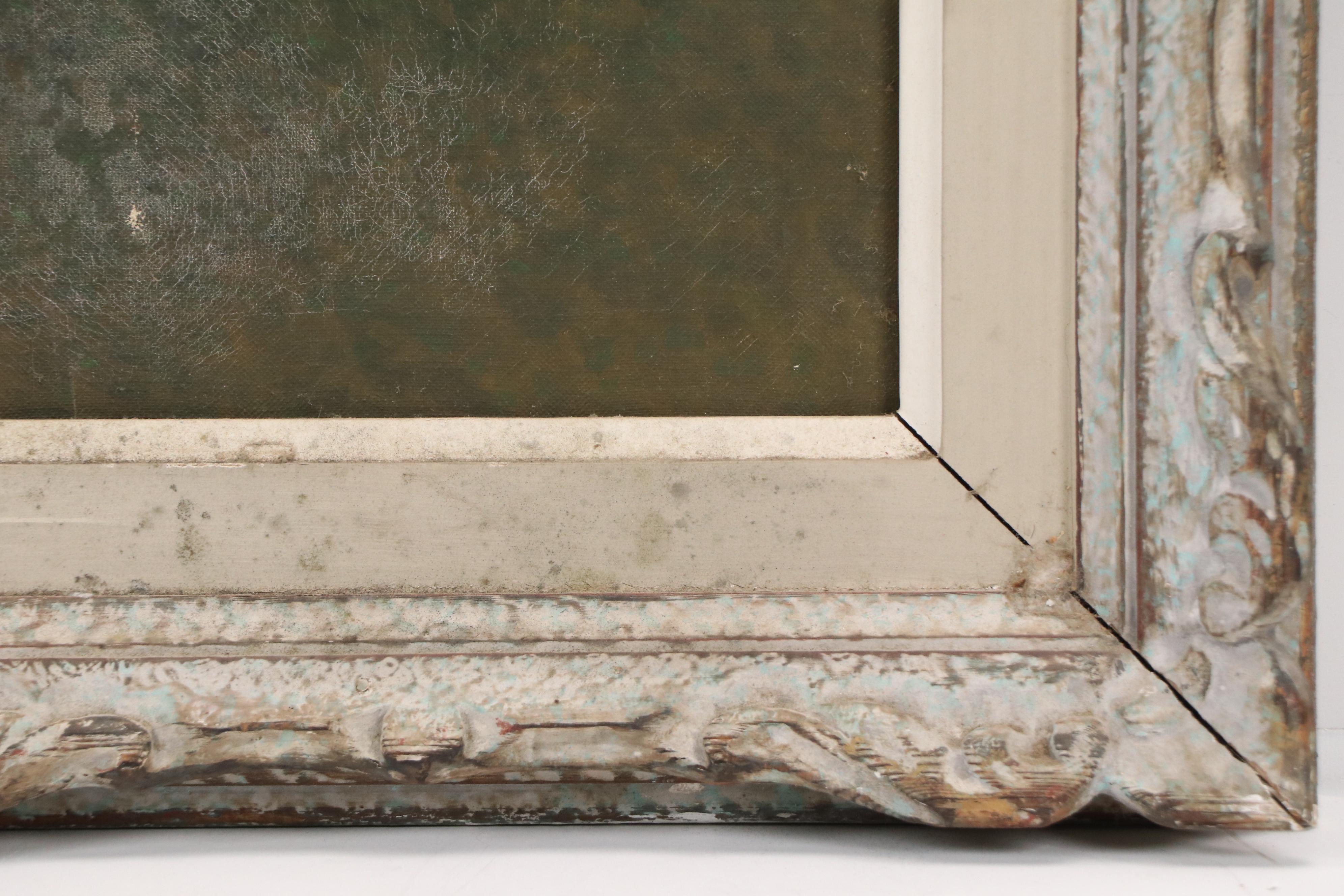 Oil Portrait of Scottish Bagpipe Player, 20th Century